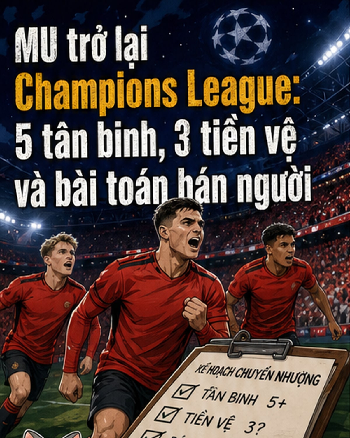 MU chiêu mộ 5 tân binh, bán để đón 3 tiền vệ