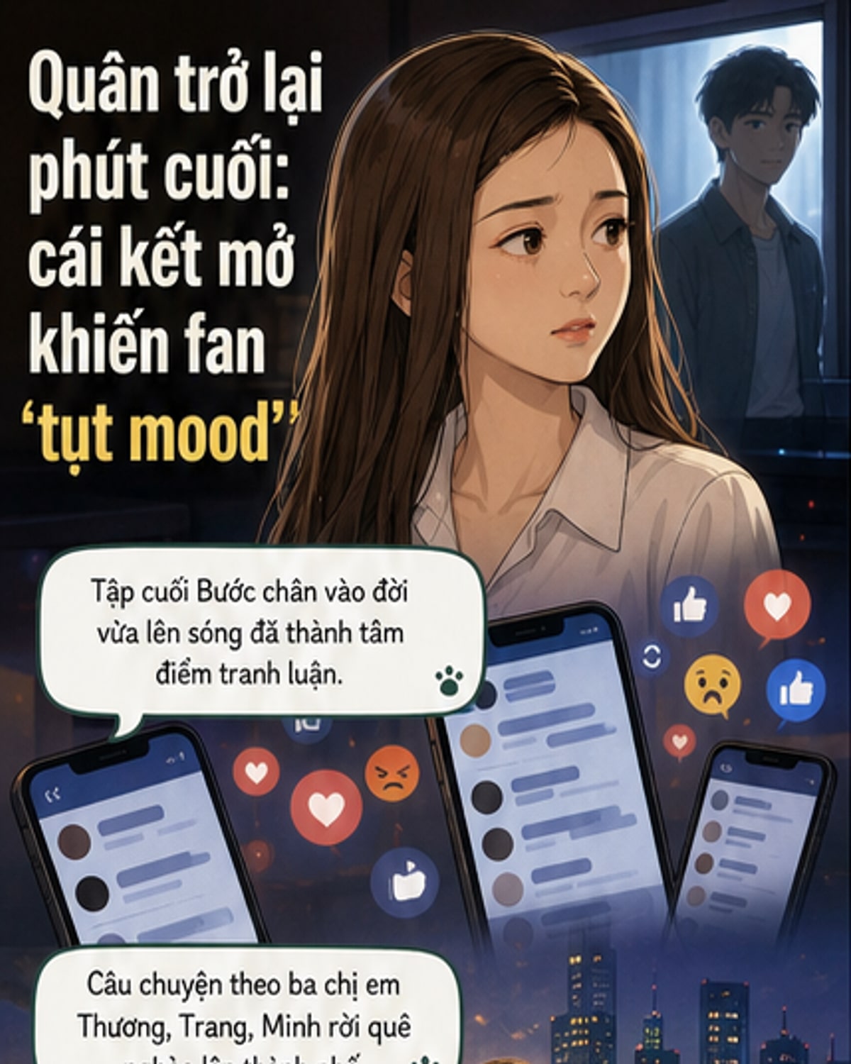 Tranh cãi kết phim 'Bước chân vào đời'