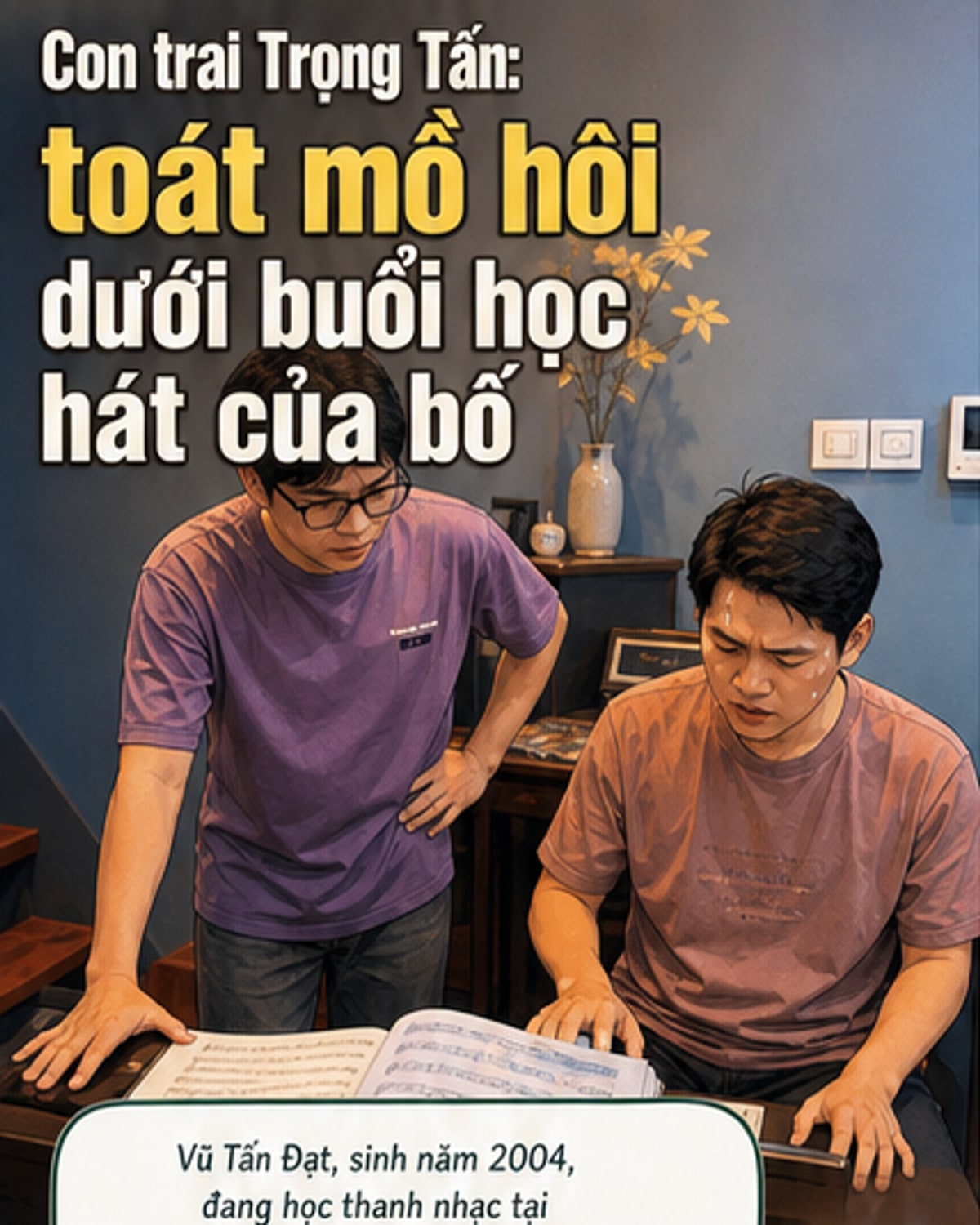 Con trai Trọng Tấn giành giải nhì Tiếng hát Hà Nội