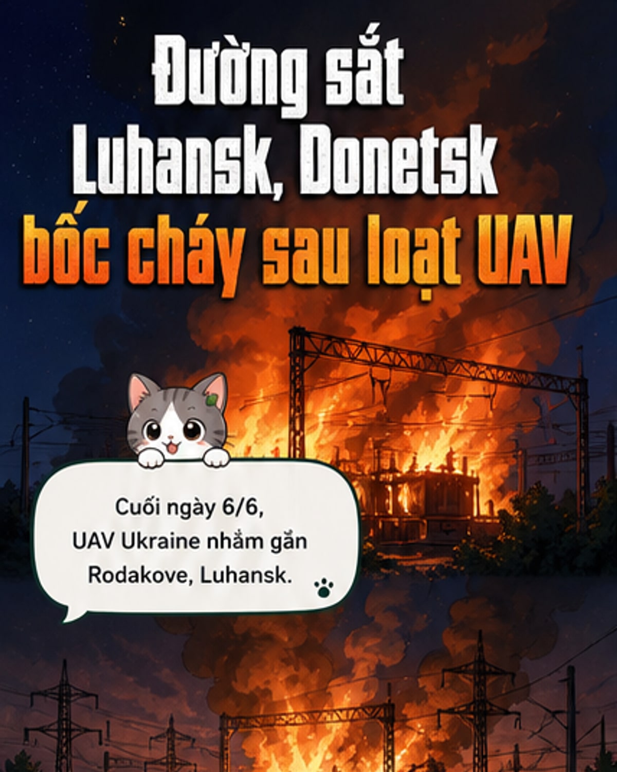 Ukraine tấn công hạ tầng đường sắt Nga