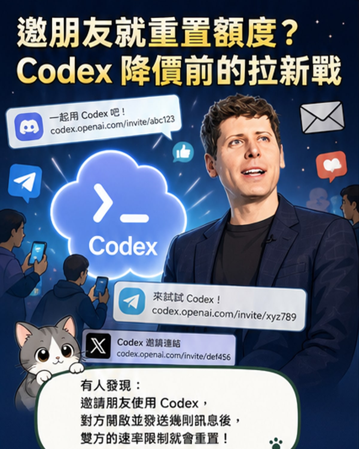Codex降價前夕，朋友幫砍一刀