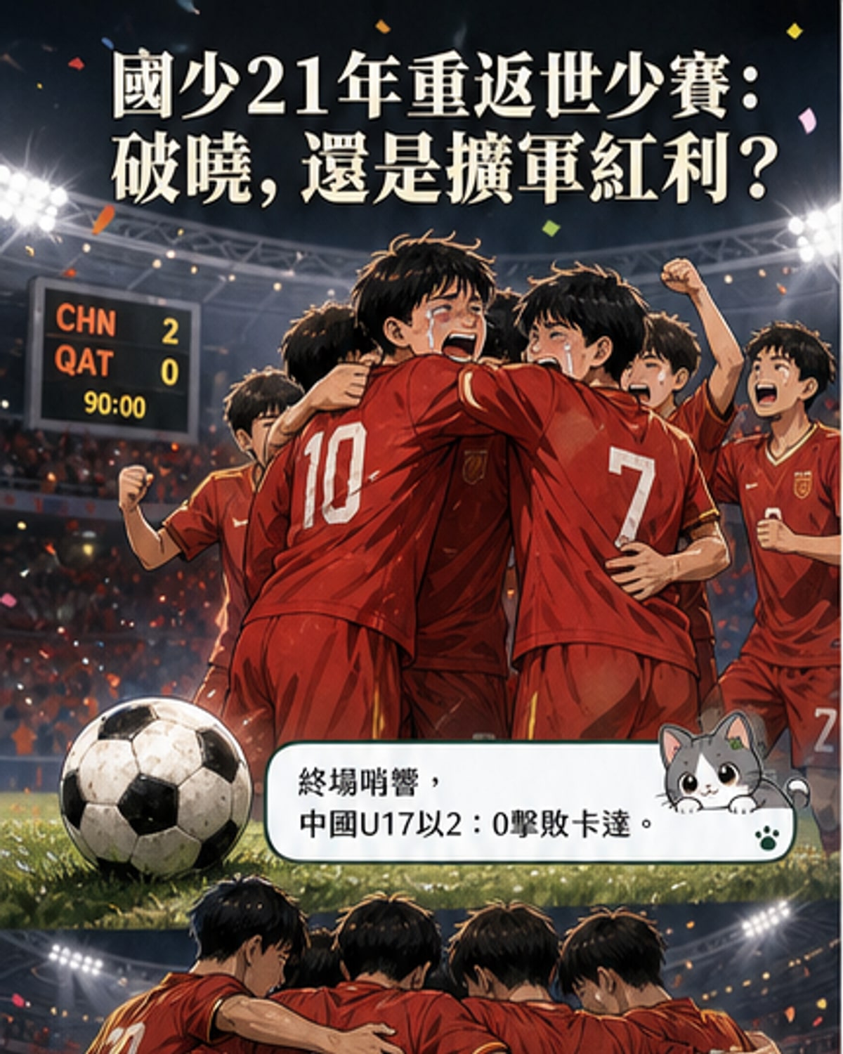 21年後重返世少賽，靠實力還是擴軍紅利？