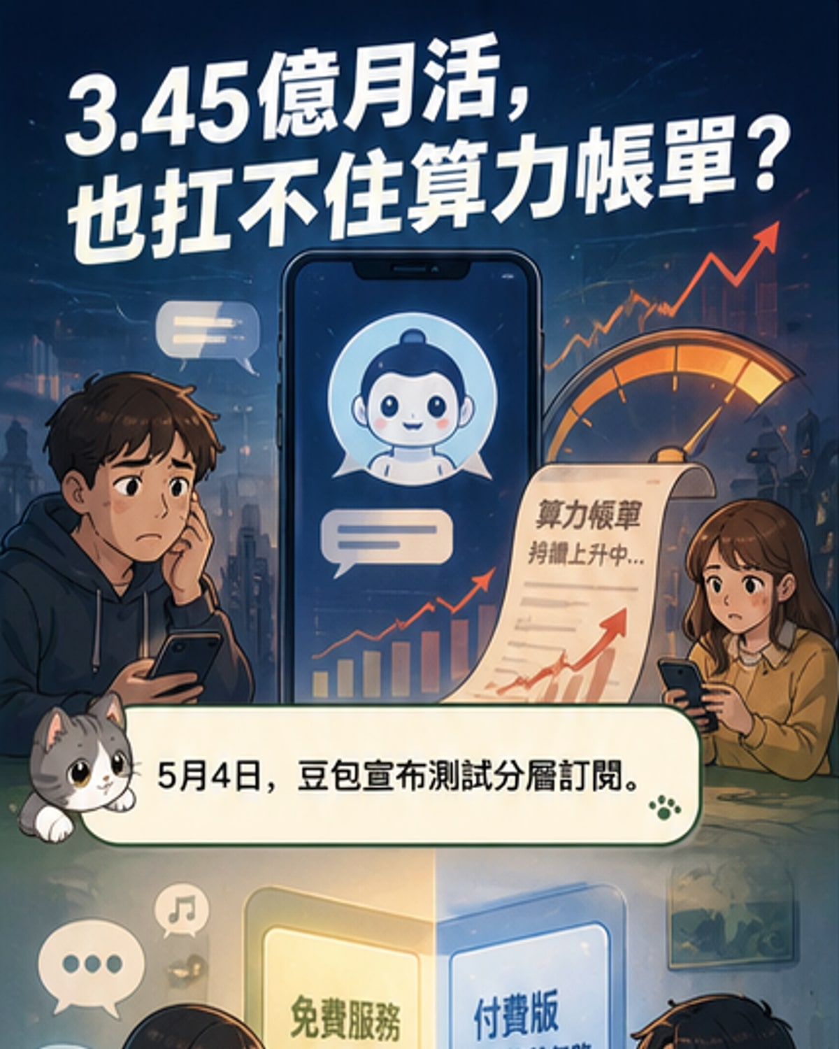 豆包啟動付費用戶分層