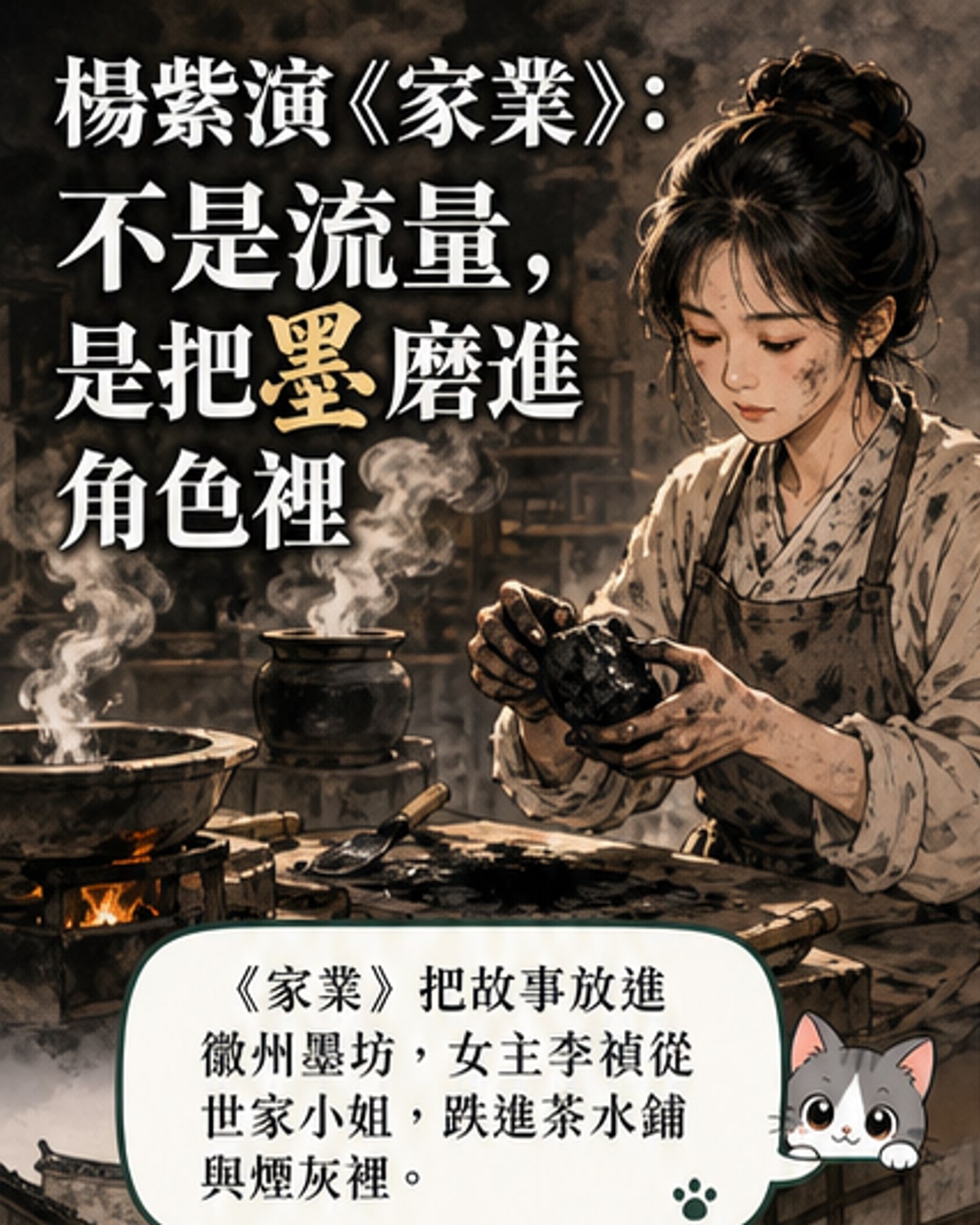 楊紫演活製墨匠人戳中年心窩