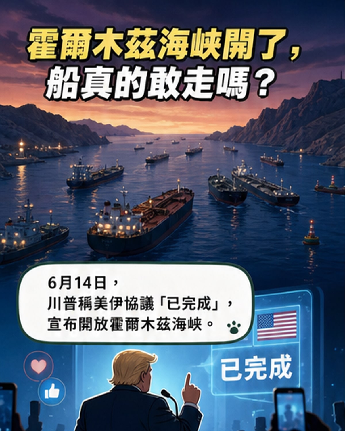 霍爾木茲海峽何時真正暢通？