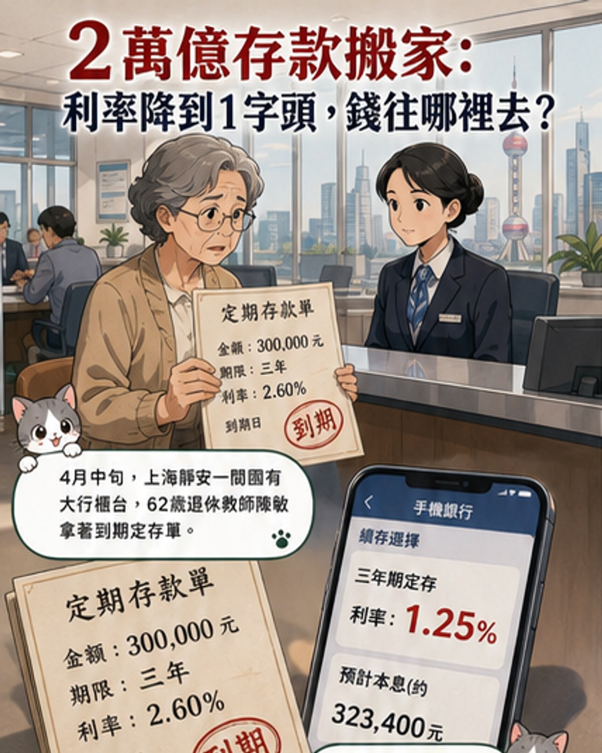 2兆元存款大挪移