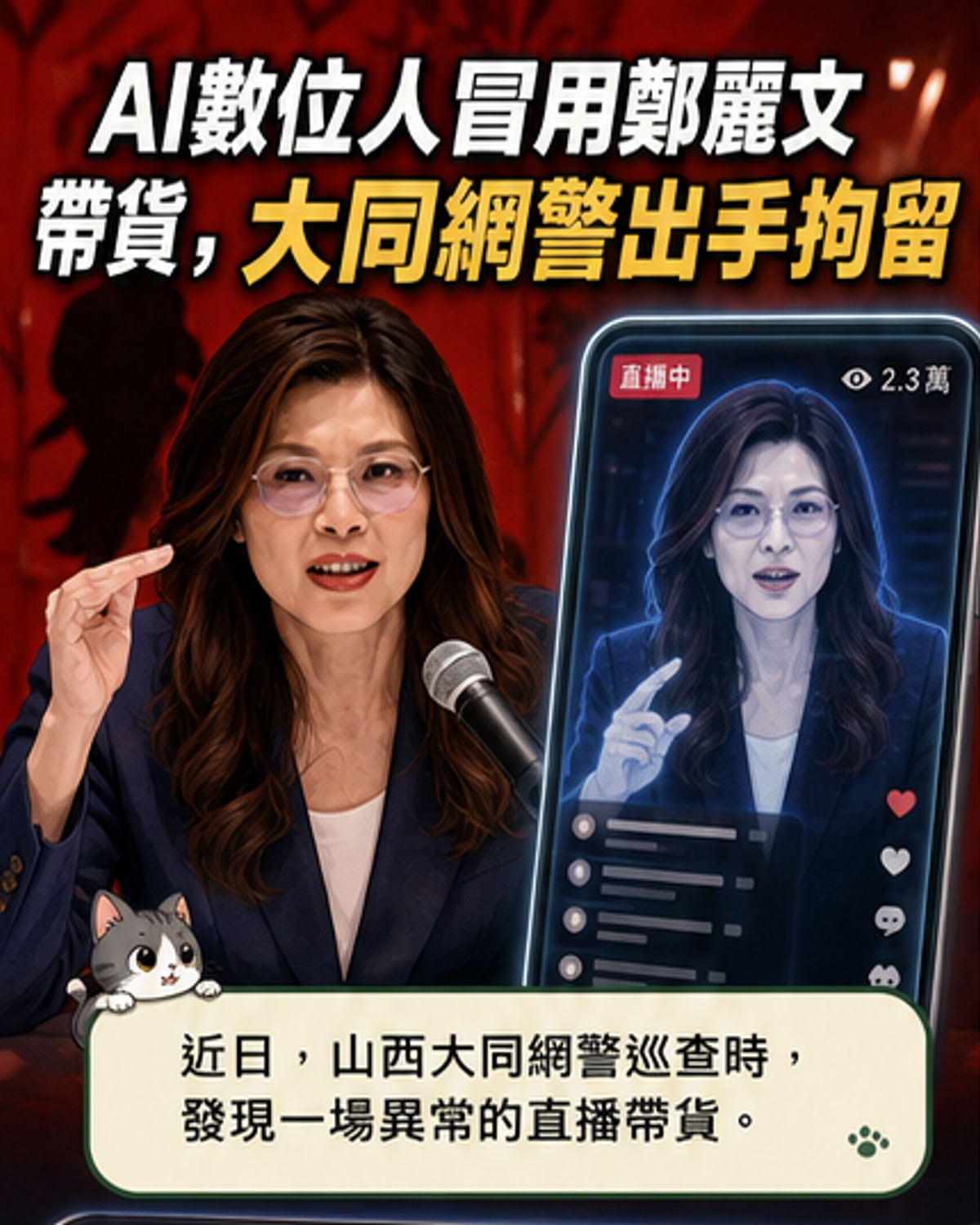 AI數位身分冒用?直播帶貨惹爭議