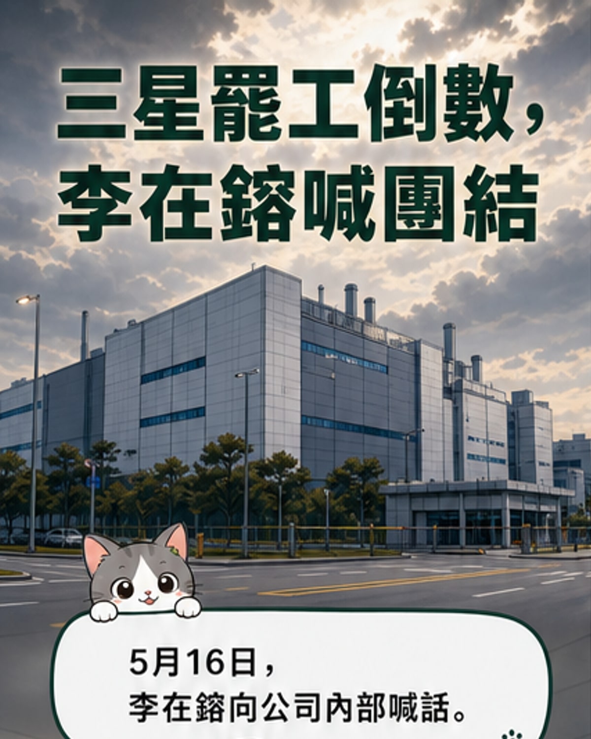 三星李在镕籲勞資團結