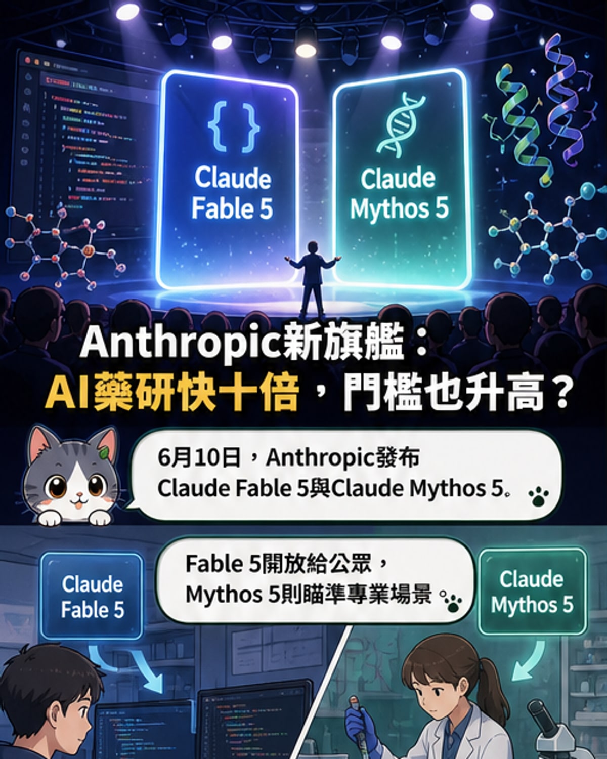 Anthropic推新AI模型 加速藥物研發