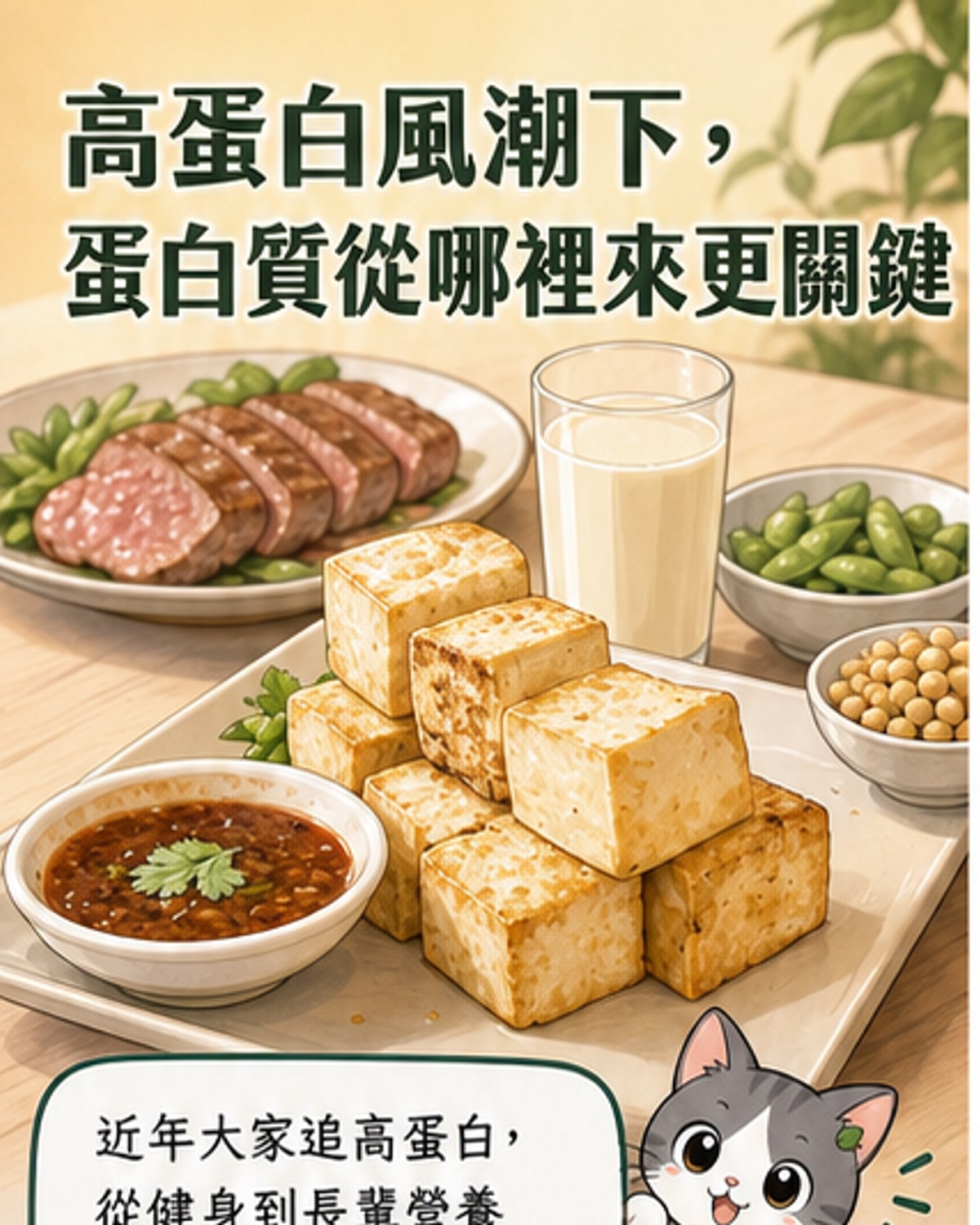 多吃植物性蛋白 與較低死亡風險有關