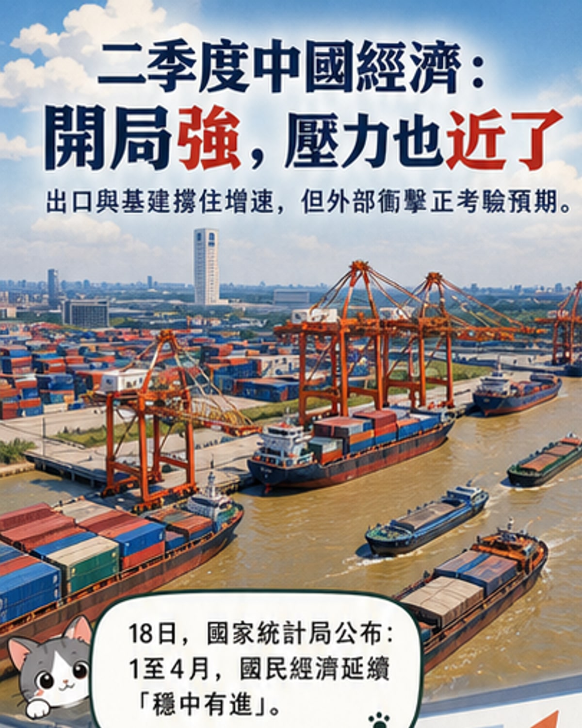 中國經濟Q2穩中求進
