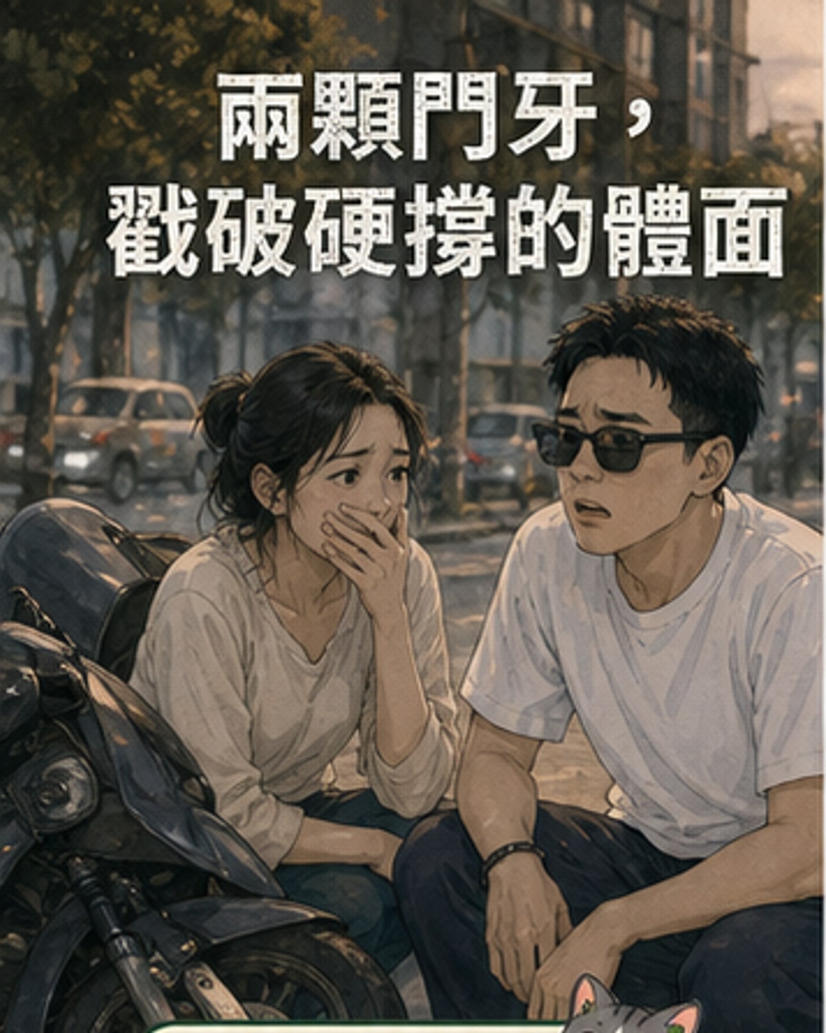 兩顆門牙,戳破普通人硬撐的體面