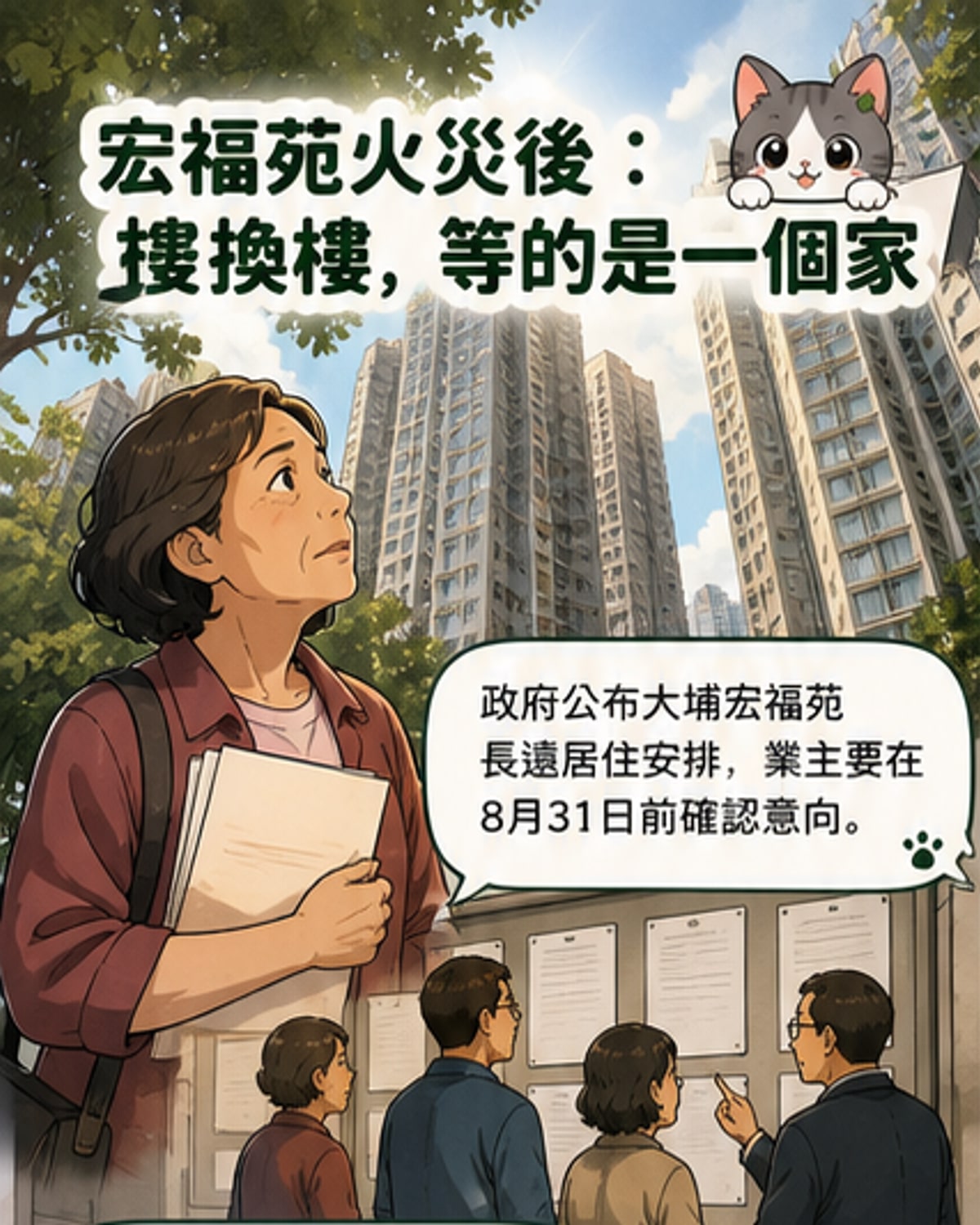 火災後重建家園：樓換樓方案啟動