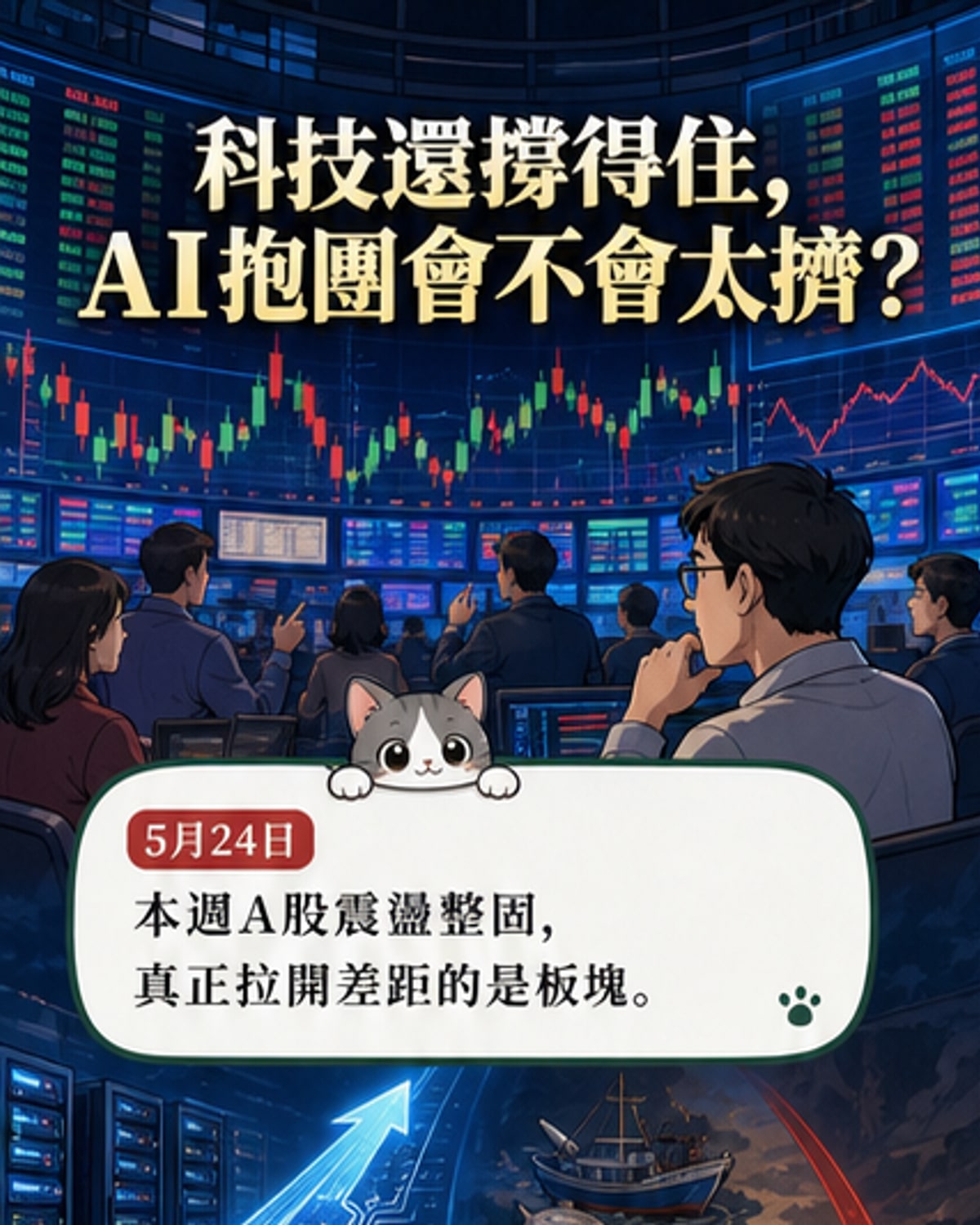 科技股韌性仍在,AI主線未退