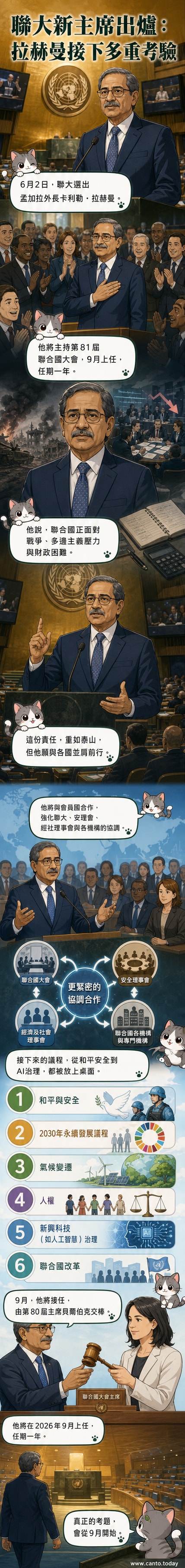 孟加拉國外長卡利勒·拉赫曼當選第81屆聯合國大會主席,象徵小國在國際治理中扮演更積極角色。