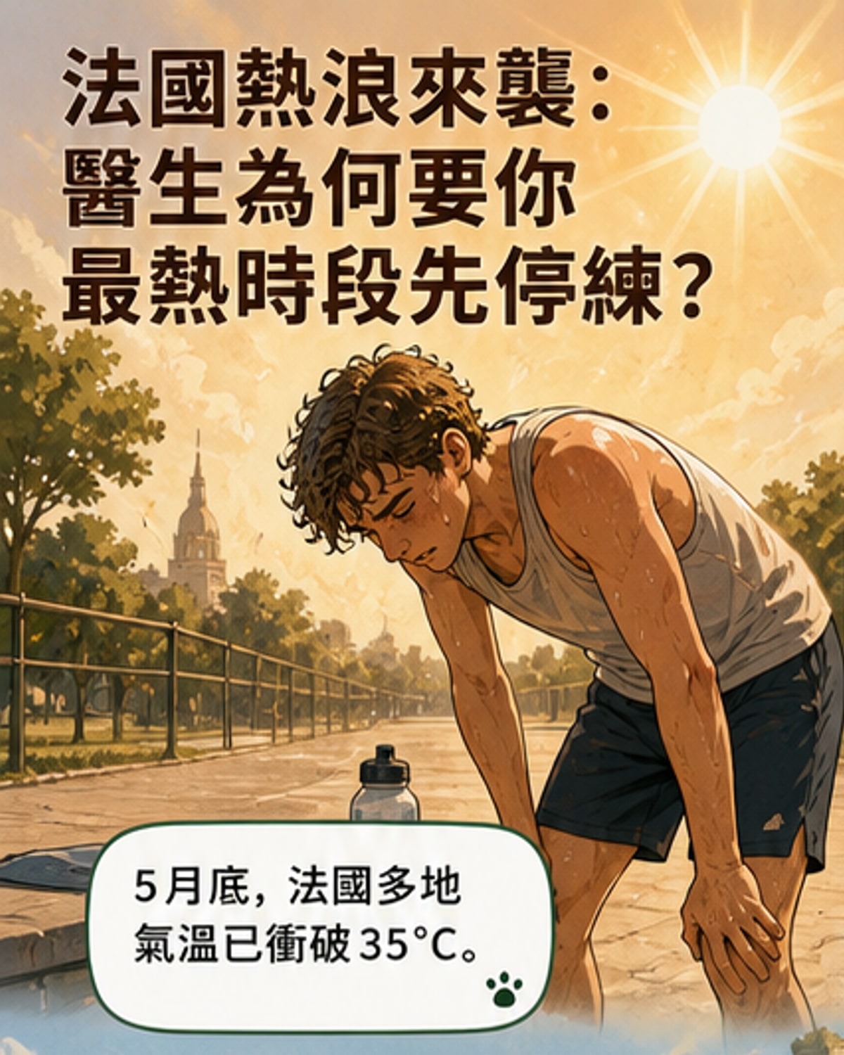 極端高溫下的運動警訊
