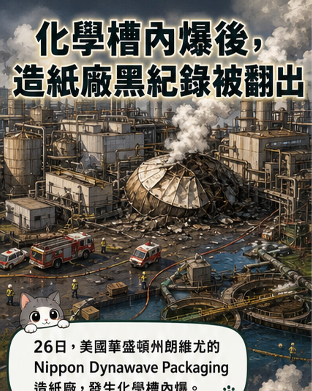 化學槽內爆釀死傷 美日商工廠黑歷史曝光