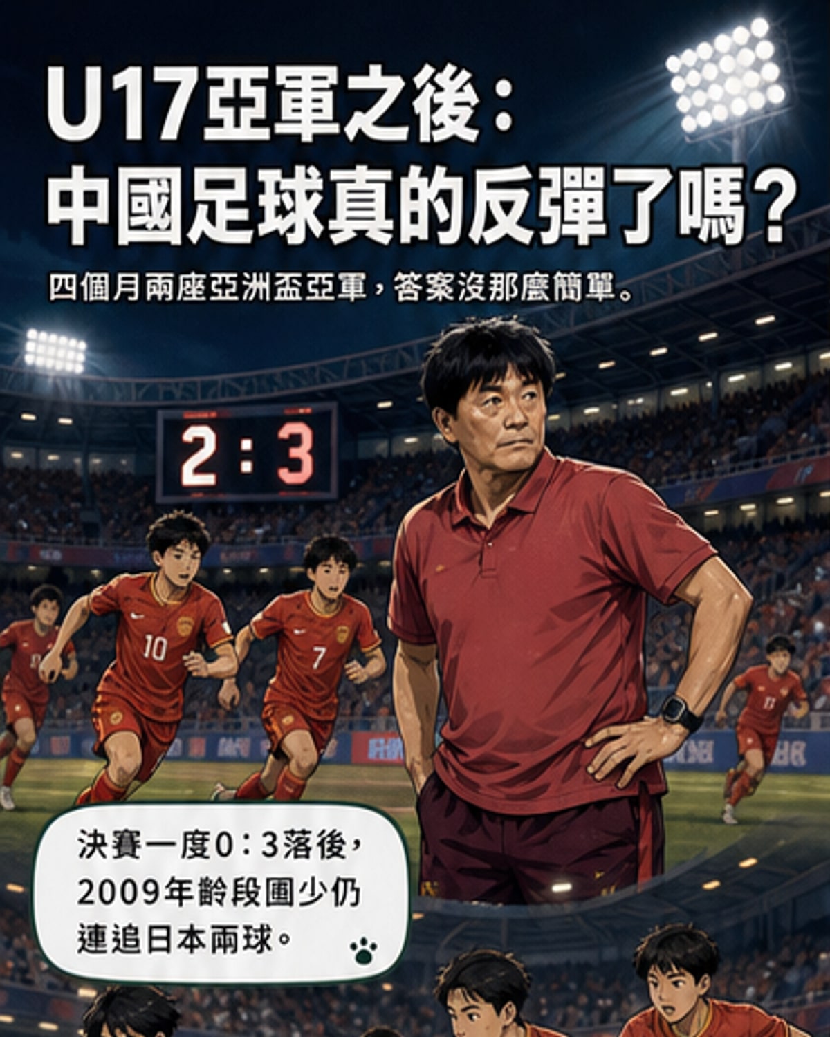 U17國少逆境奪亞，青訓成果浮現