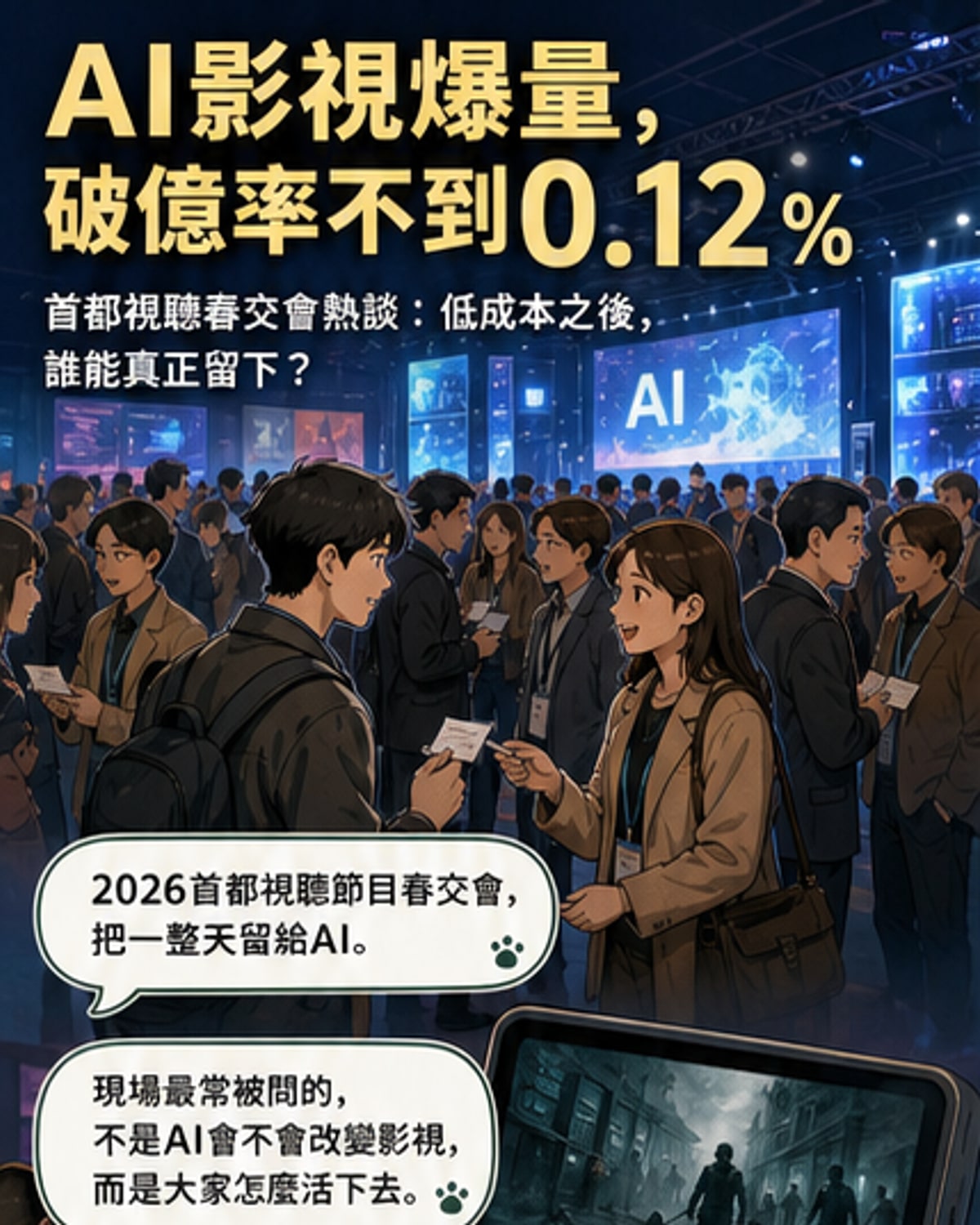 AI影視爆款率不到0.12%