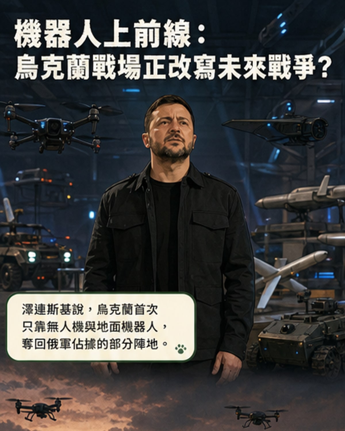 烏克蘭戰場揭未來戰爭新形態