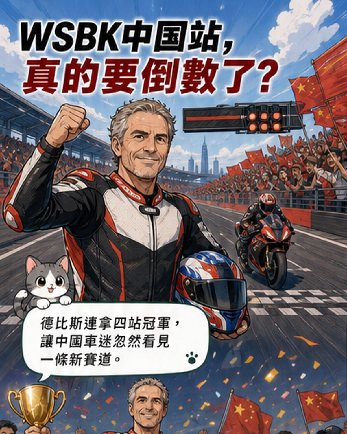 德比斯力推WSBK登陸中國