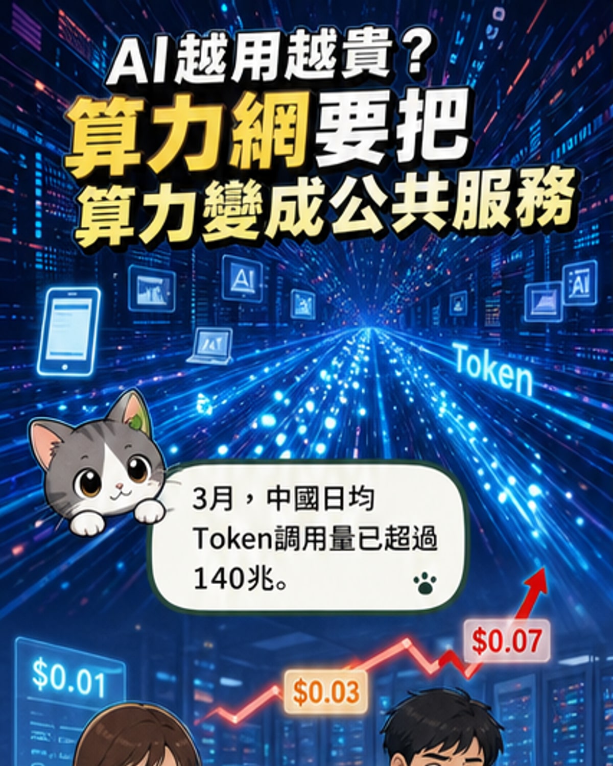 算力網要來了，AI成本將降？