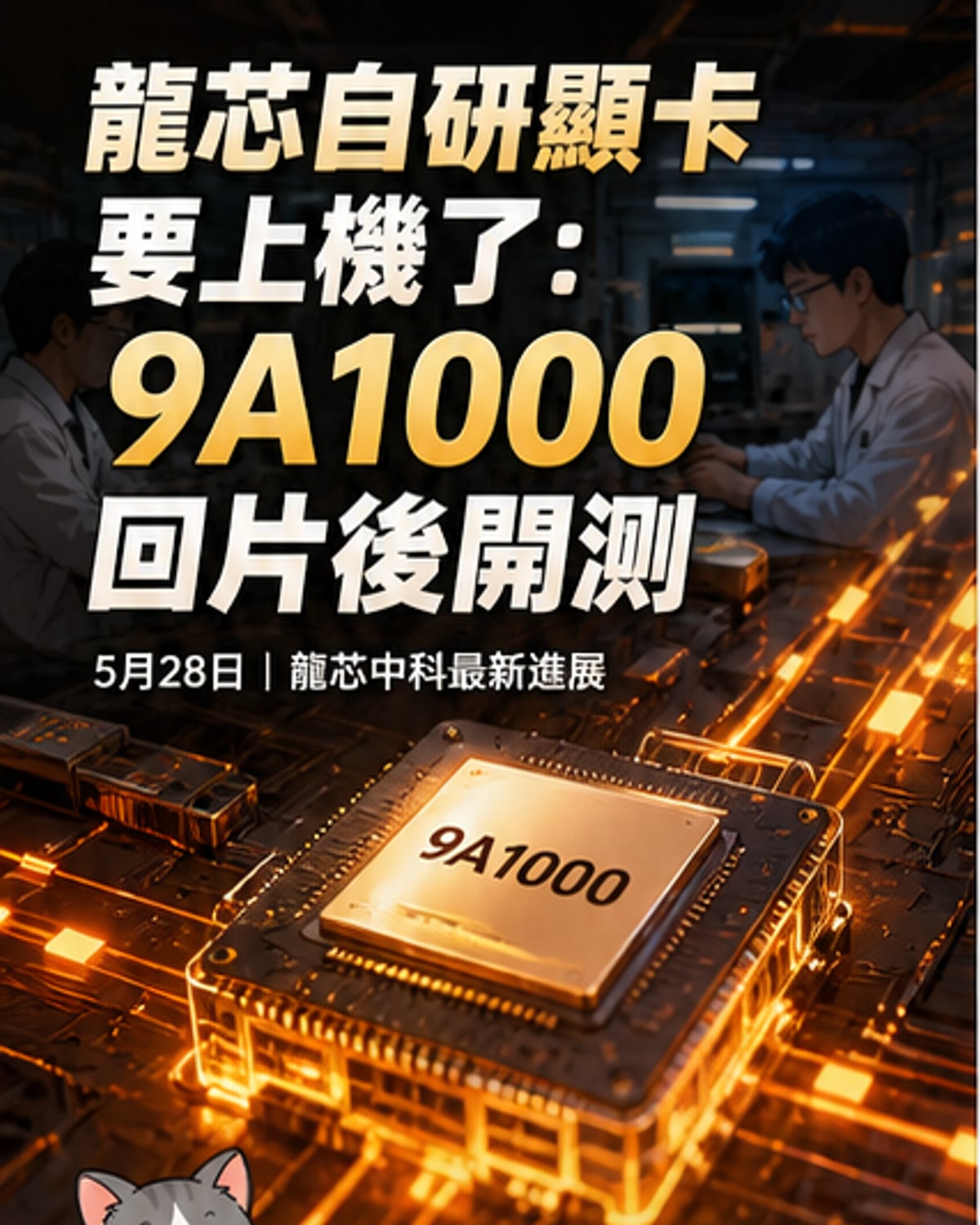 龍芯自研顯卡即將測試