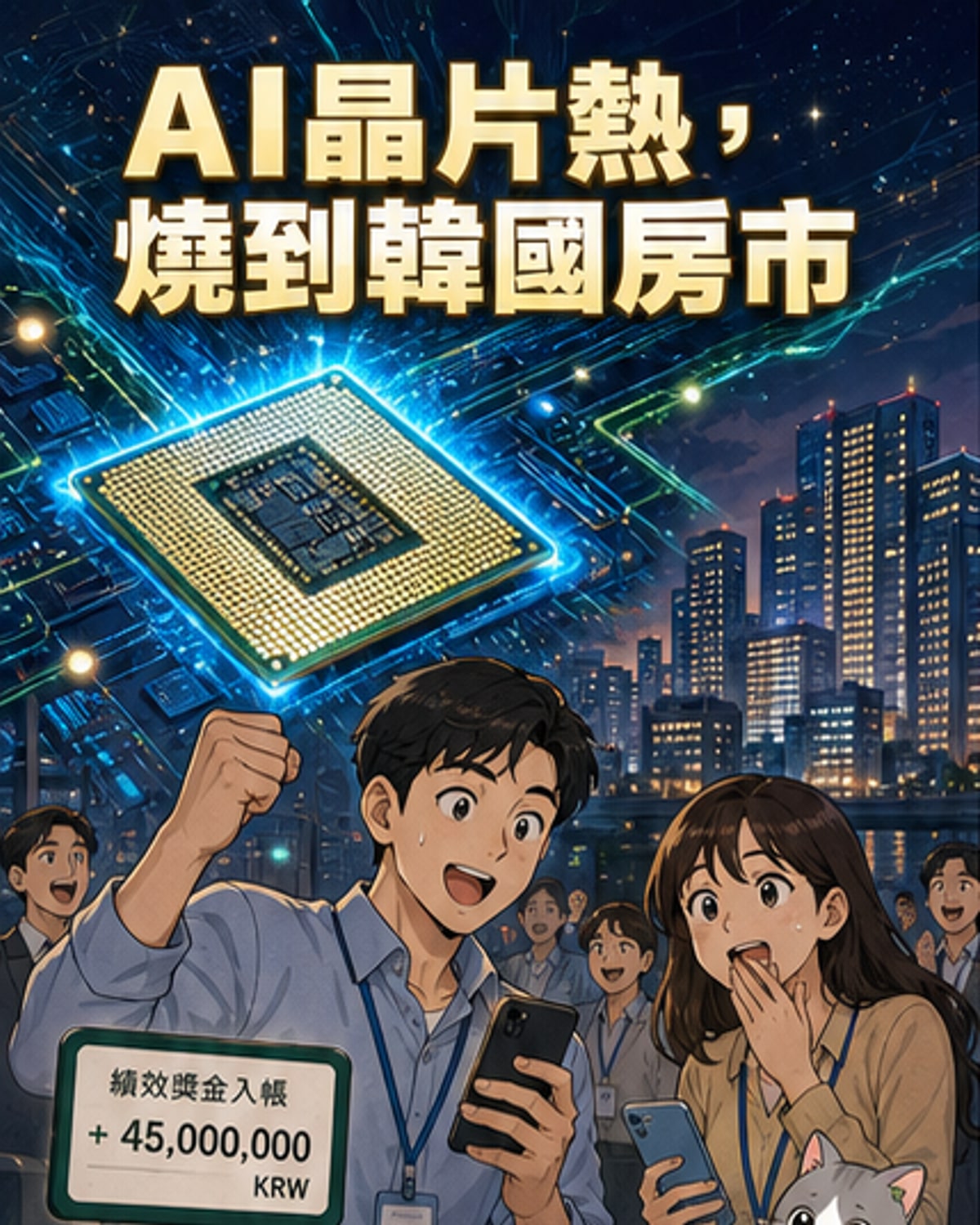 韓半導體員工獎金暴增掀購房潮