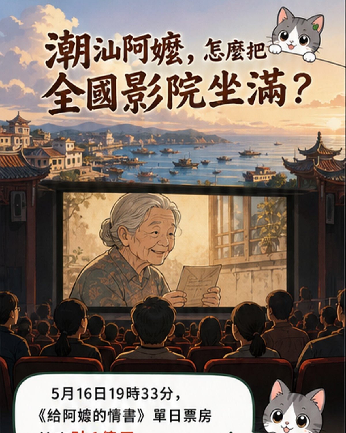 潮汕阿嬷情書破圈13億票房