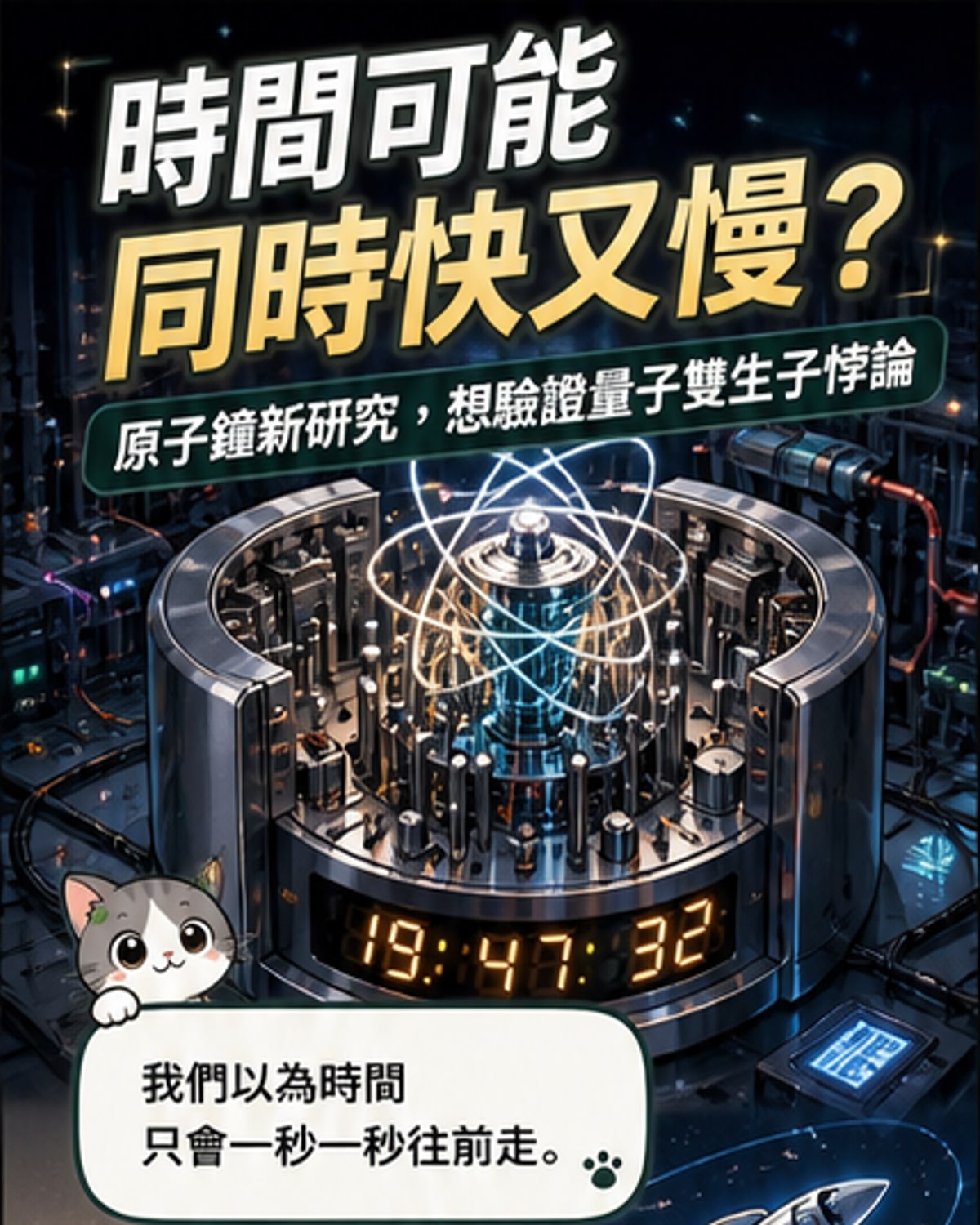 時間可能同時快慢並存？