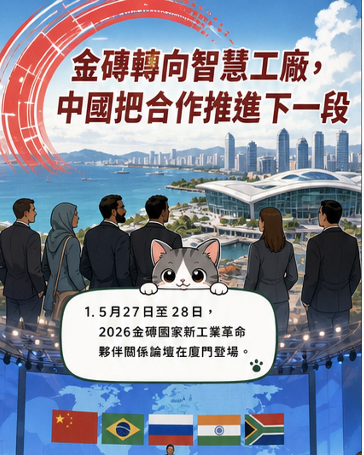 中國引領金磚國家邁向智能製造