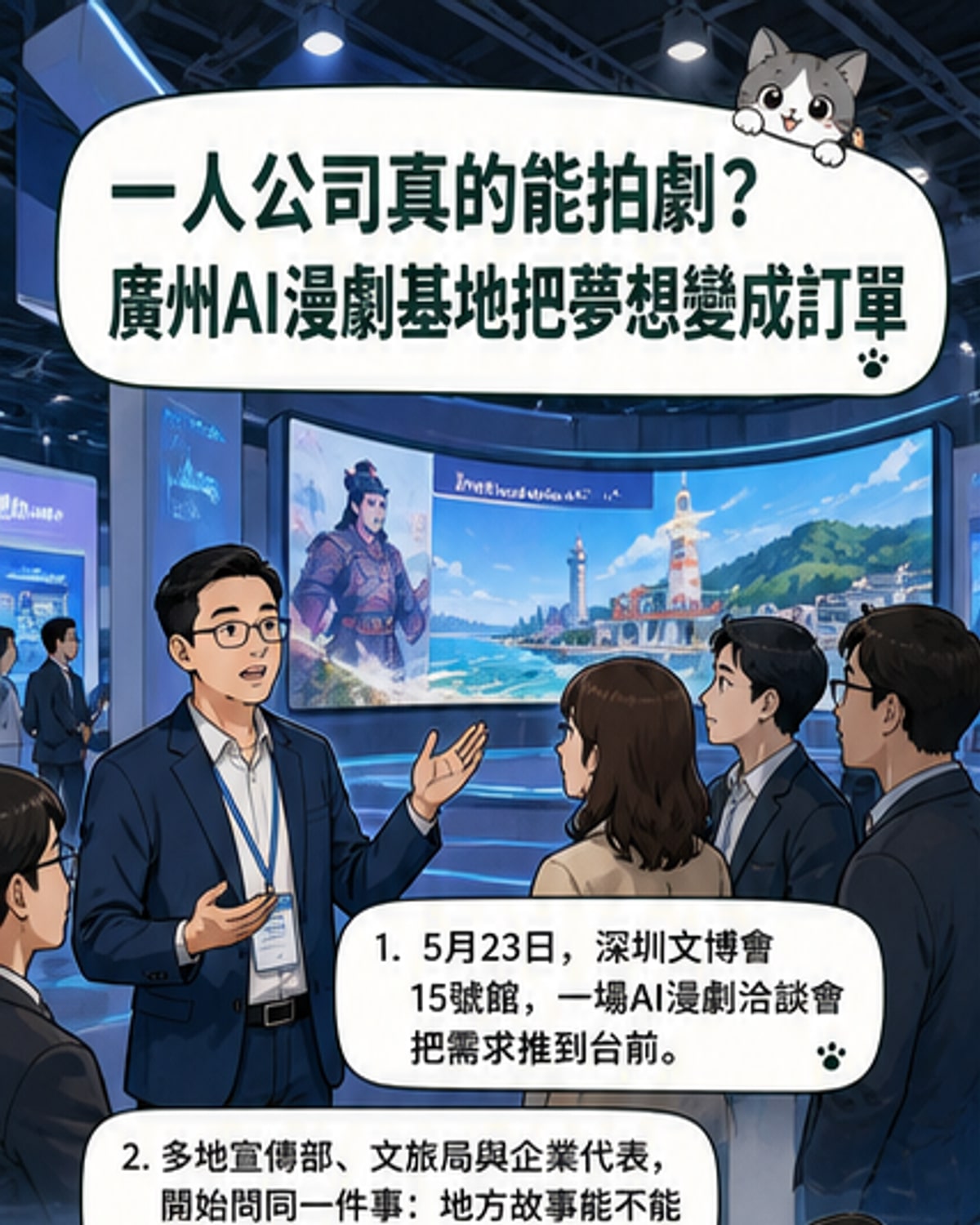AI漫劇基地讓一人公司成真？