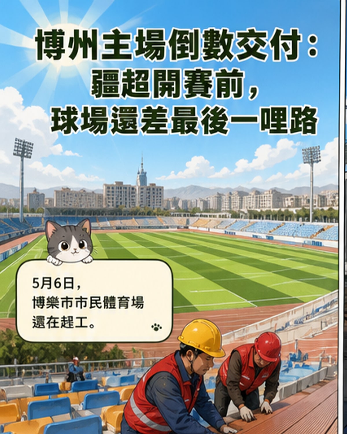新疆足球場大改造完成在即