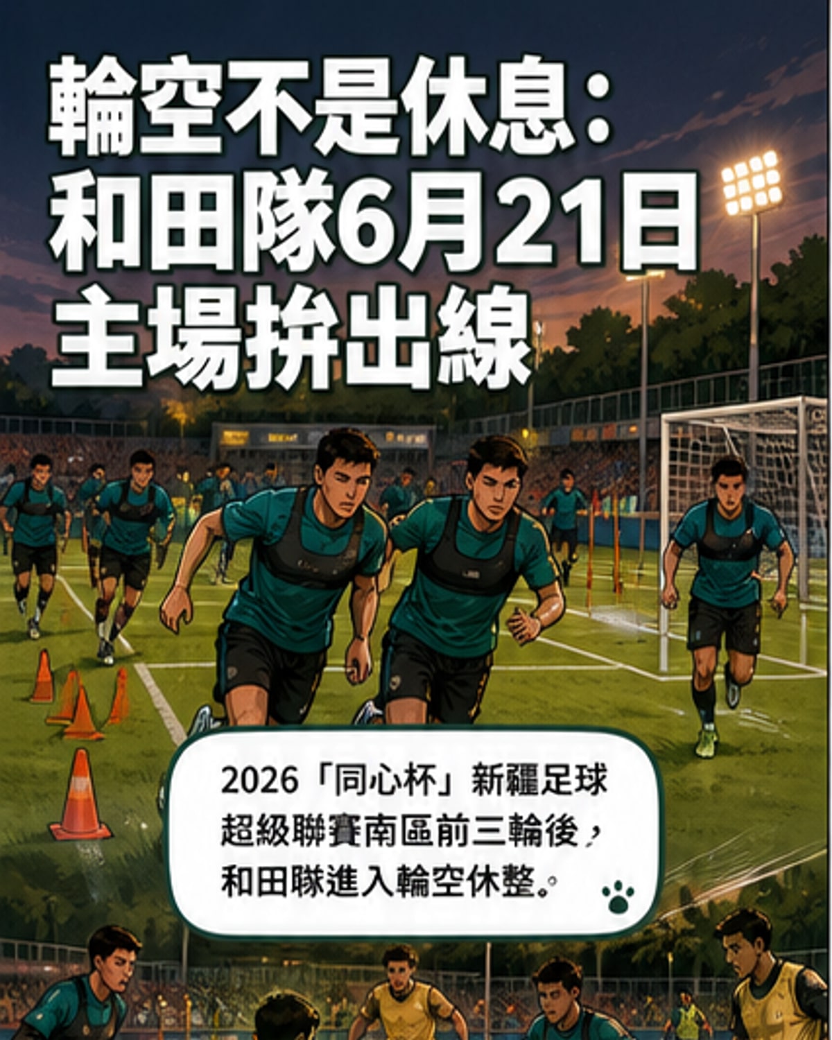 和田隊全力備戰關鍵主場戰