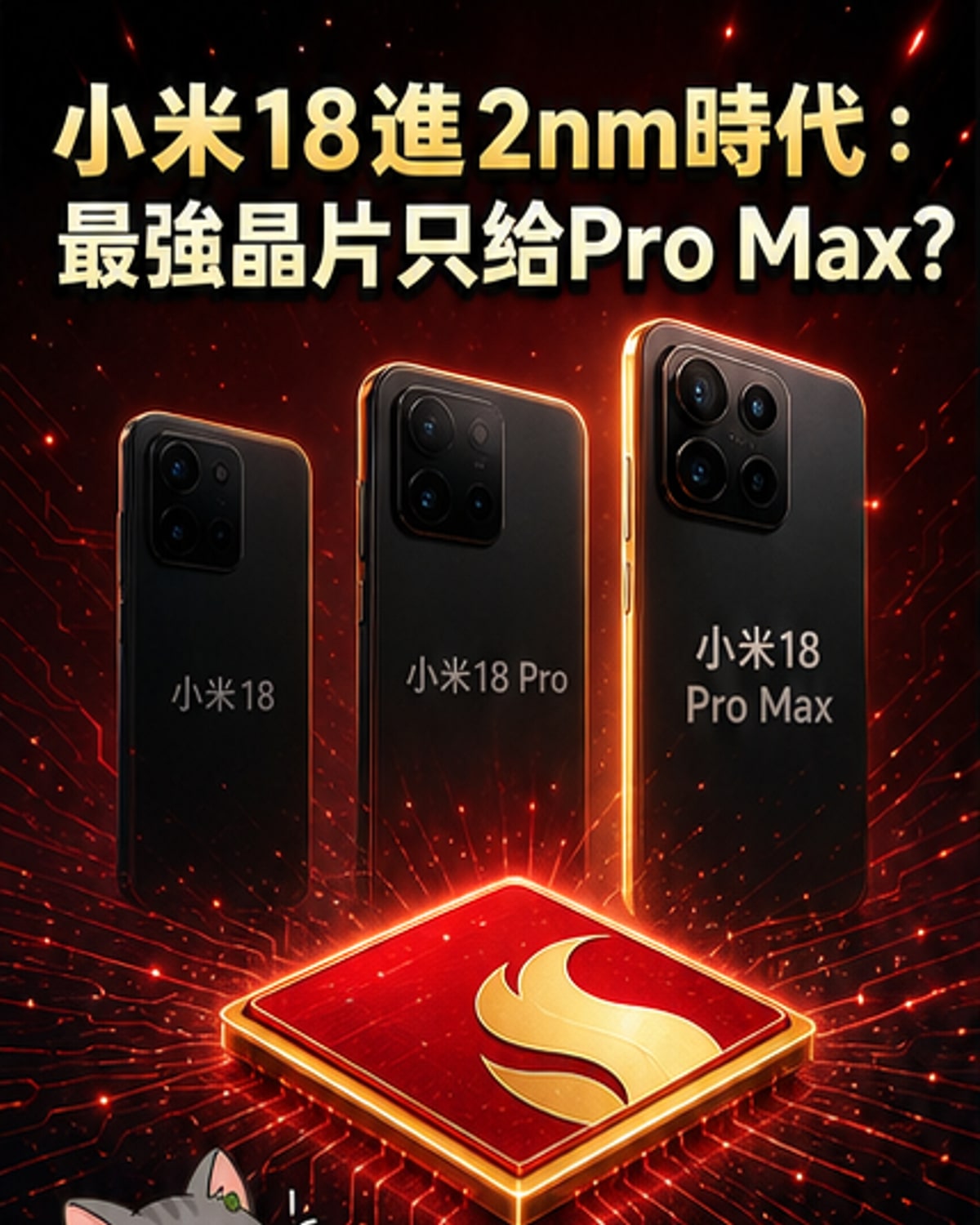 小米18 Pro Max獨占2nm滿血旗艦芯