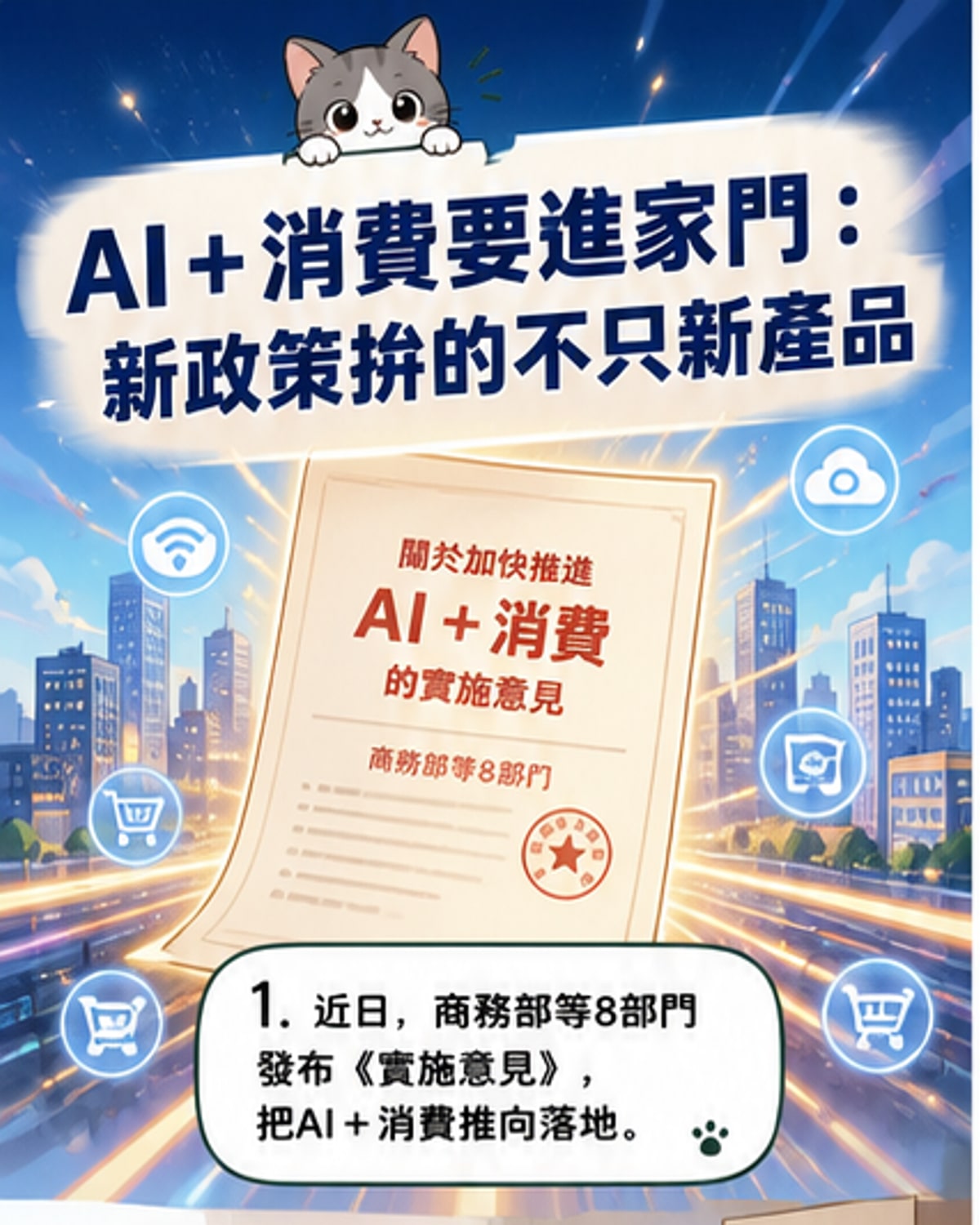 人工智能+消費新政策亮點一次看