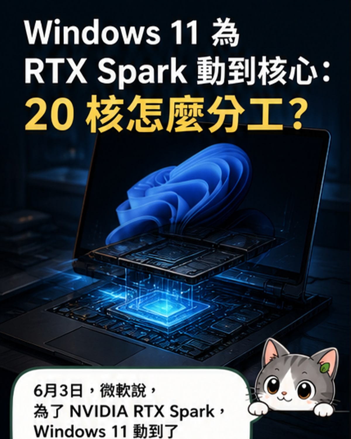 微軟為RTX Spark重寫Windows 11核心