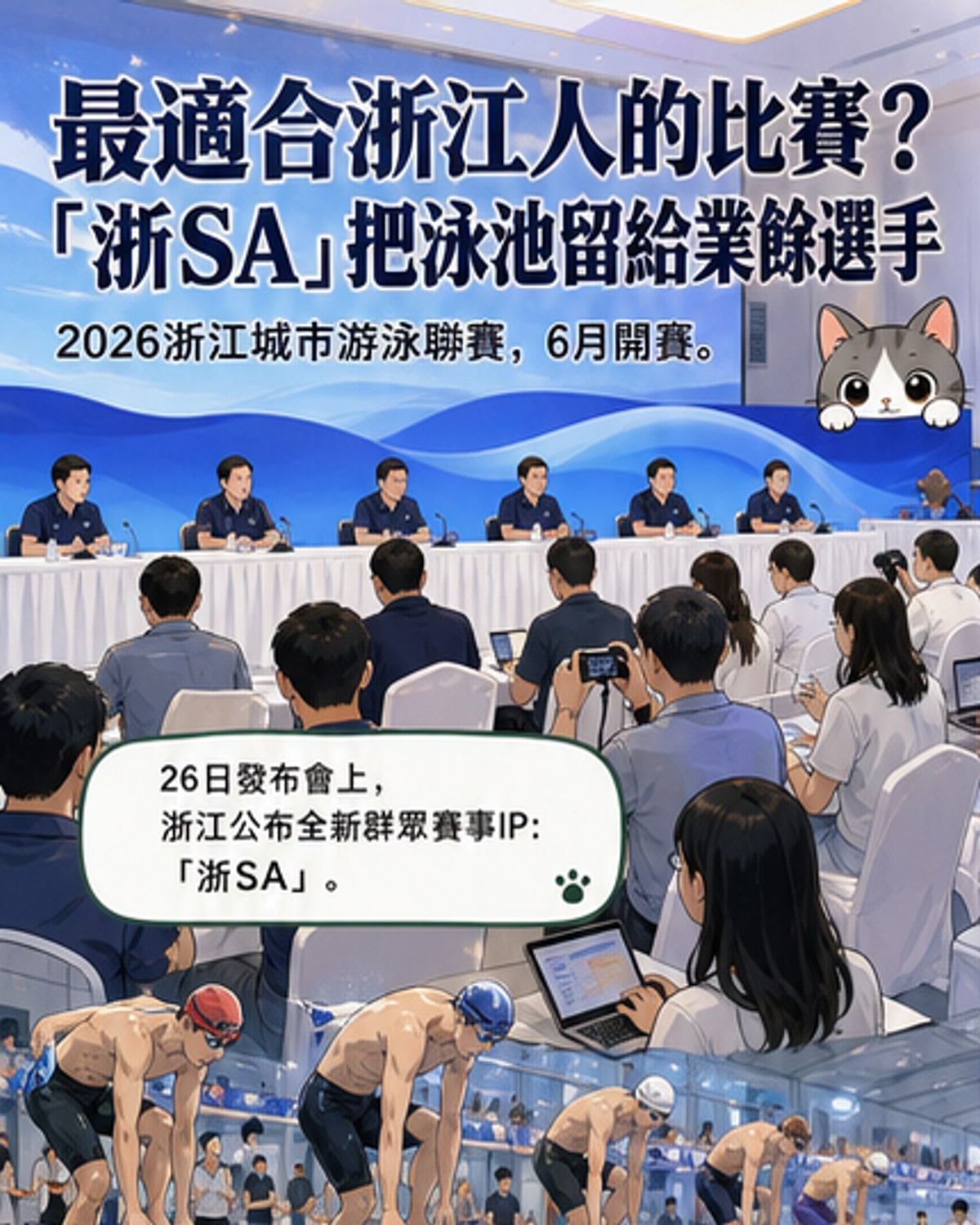 浙江再添城市游泳新賽事