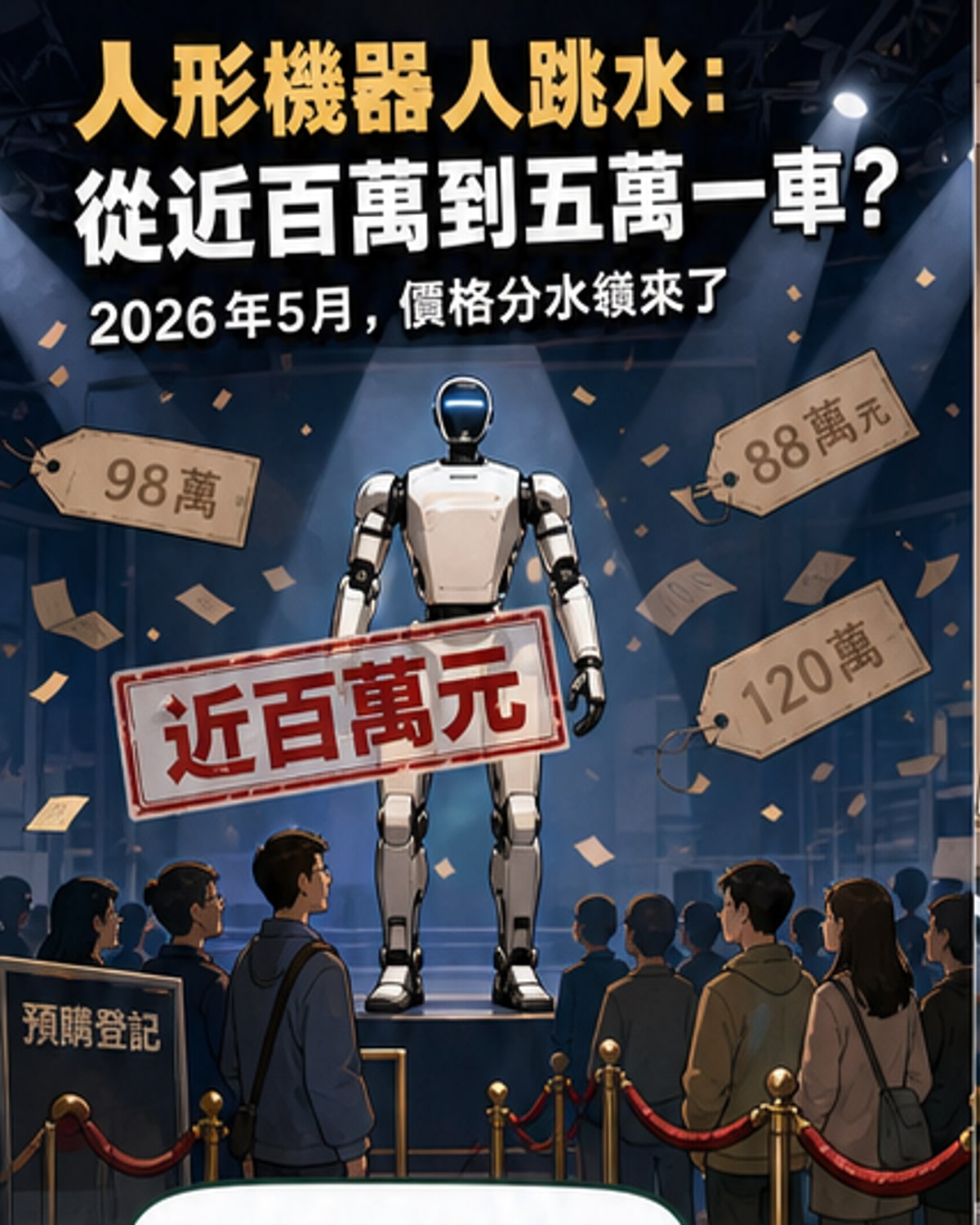 人形機器人跌成白菜價