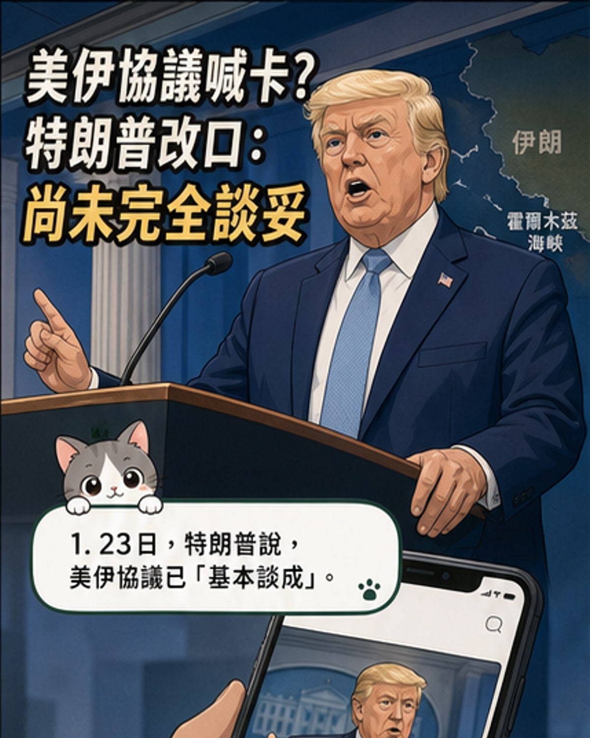 美伊協議仍未完全談妥
