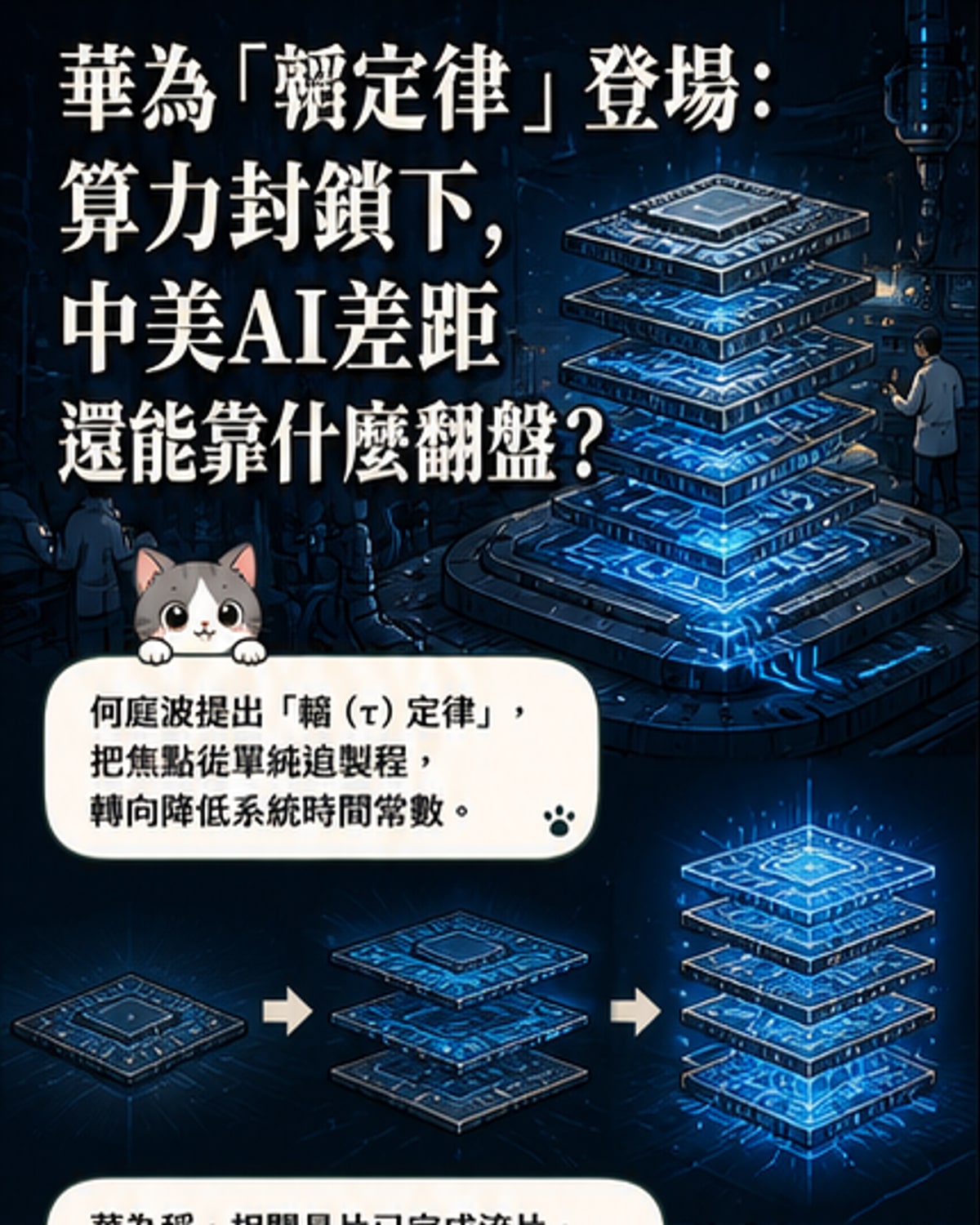 華為「韜定律」突破製程限制