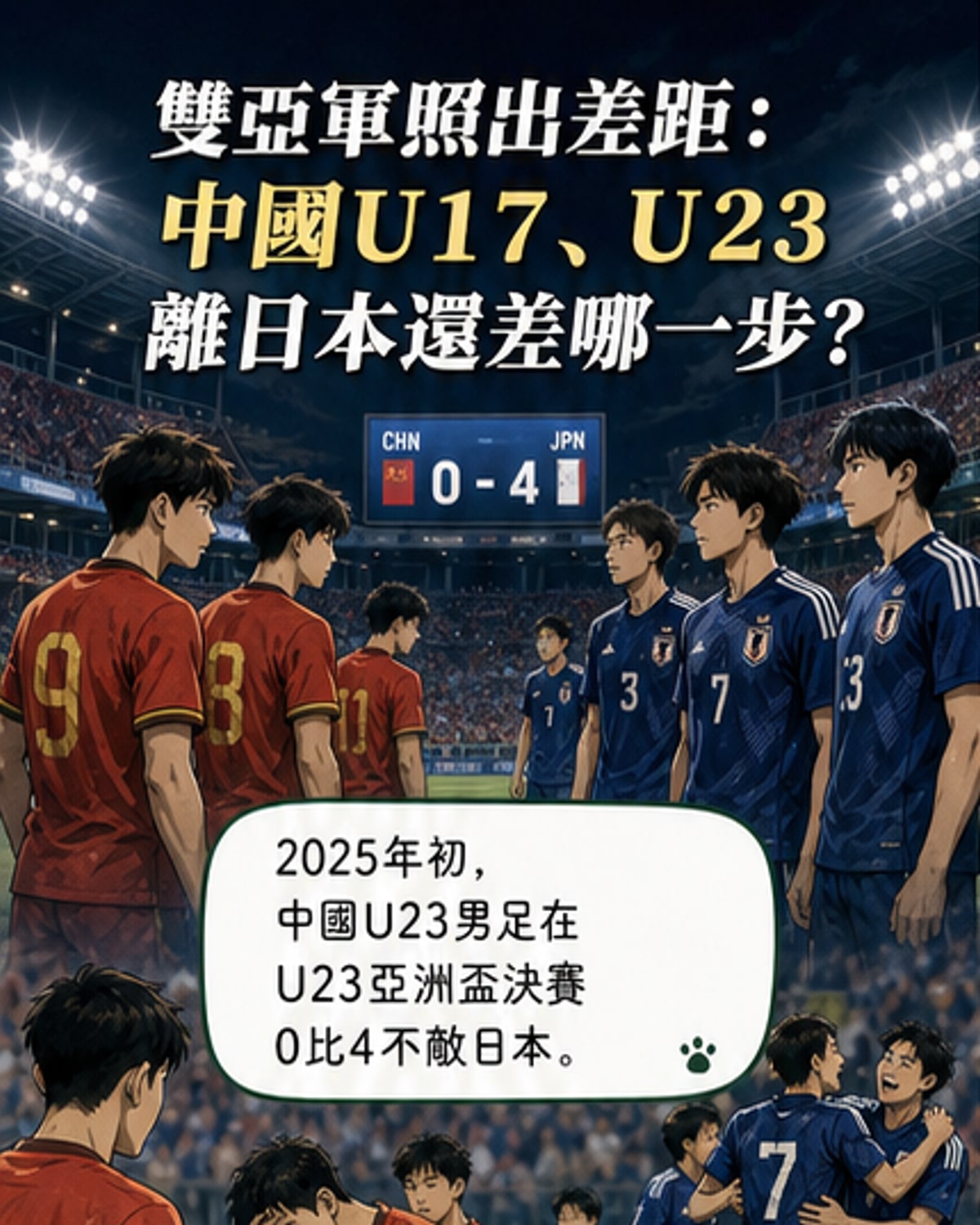 U17、U23先後摘亞,中華足壇新氣象?
