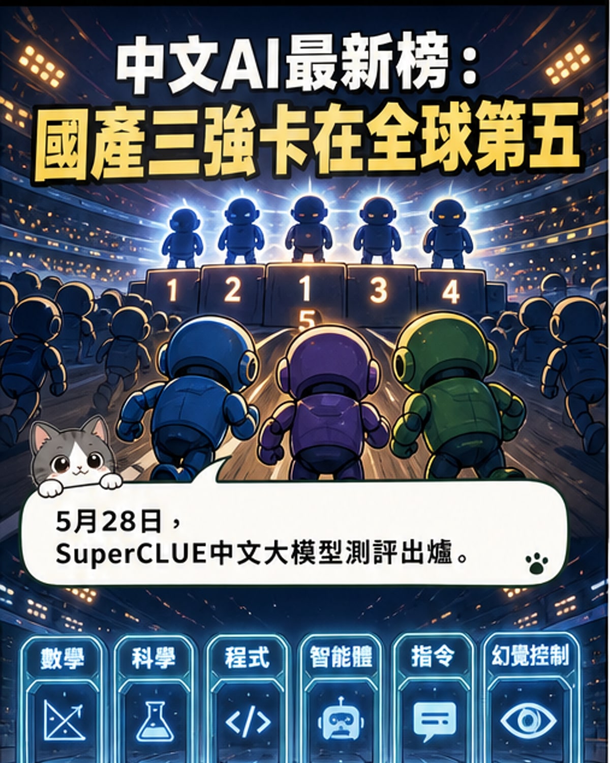 中外AI大模型對決結果出爐
