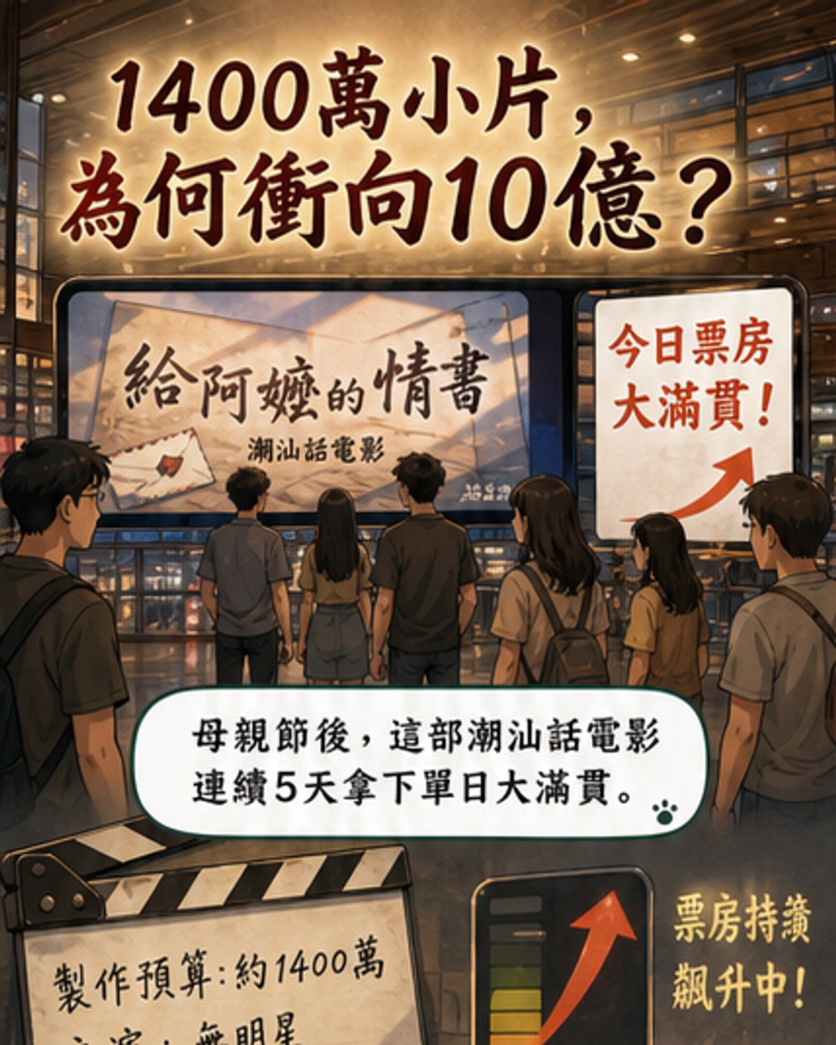 《阿嬷的情書》票房破10億預測