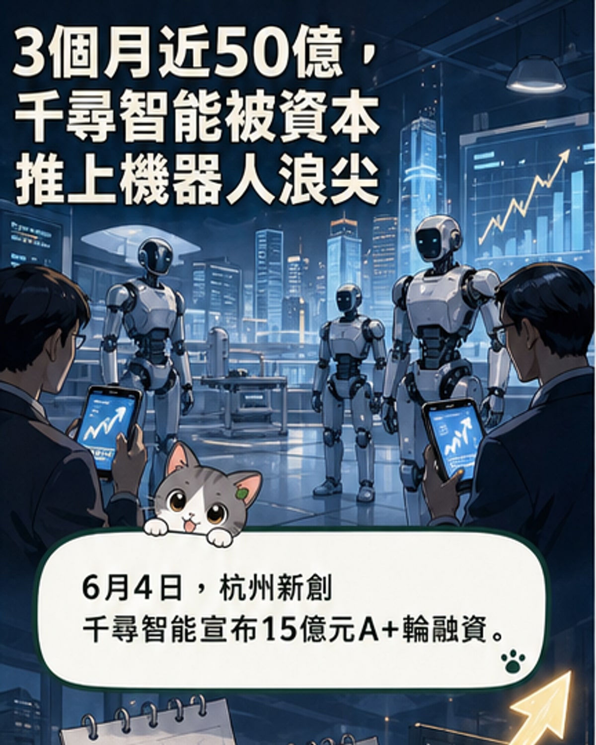千尋智能3個月募資近50億