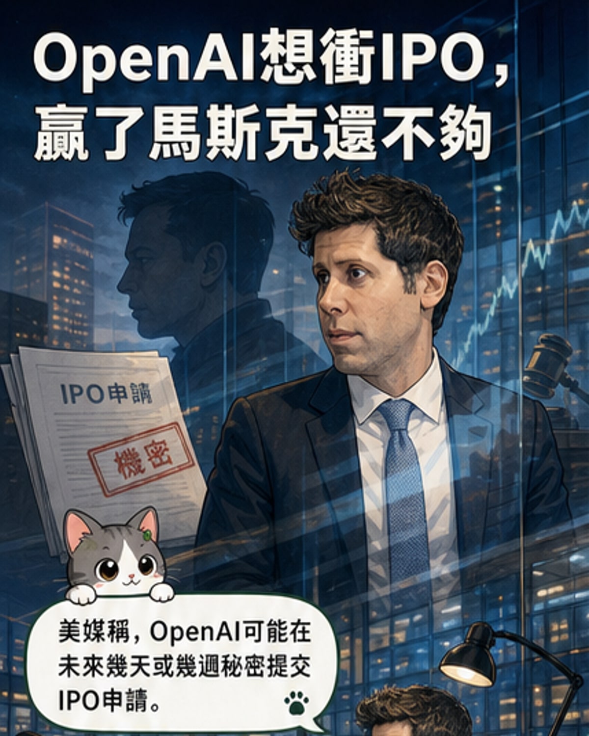 OpenAI衝刺IPO 馬斯克官司雖敗訴仍添變數
