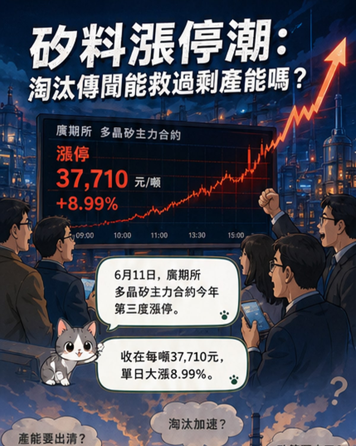 多晶硅漲停背後的產業洗牌