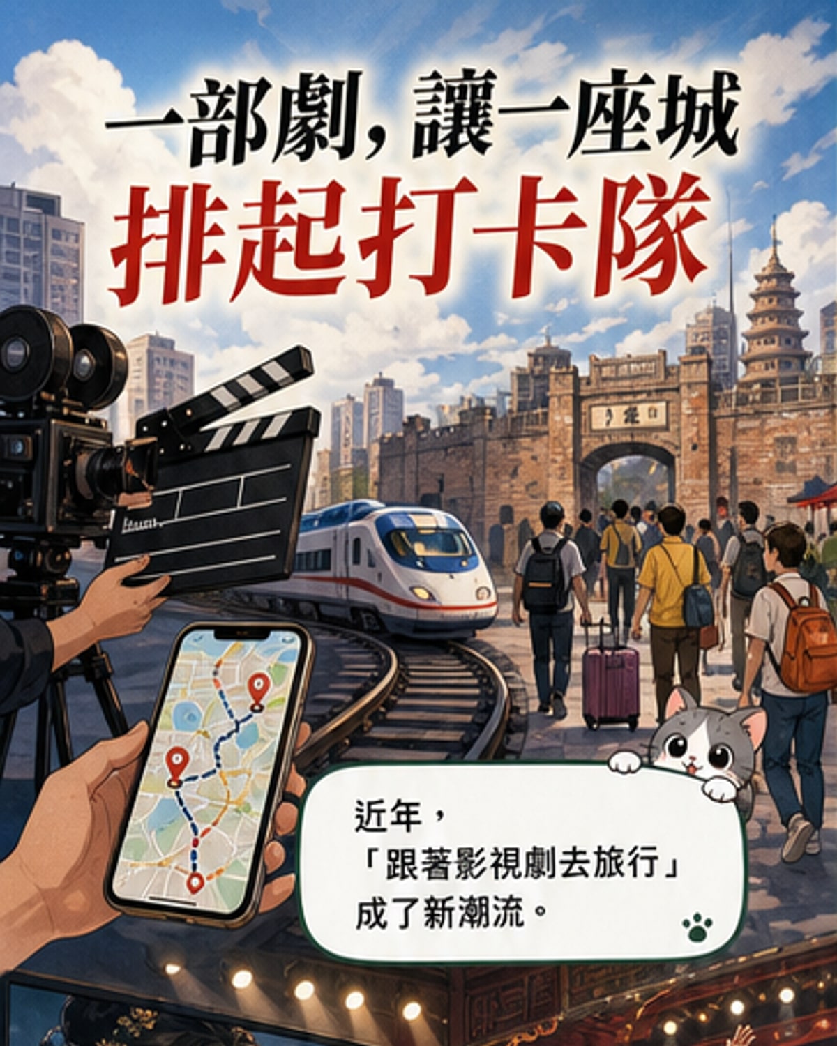 一部戲帶動一座城的觀光風潮