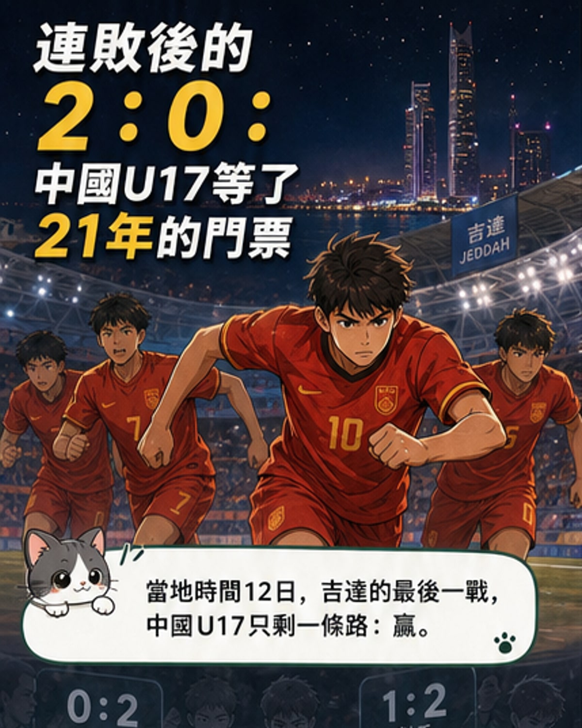 U17男足逆境出線 重返世少賽