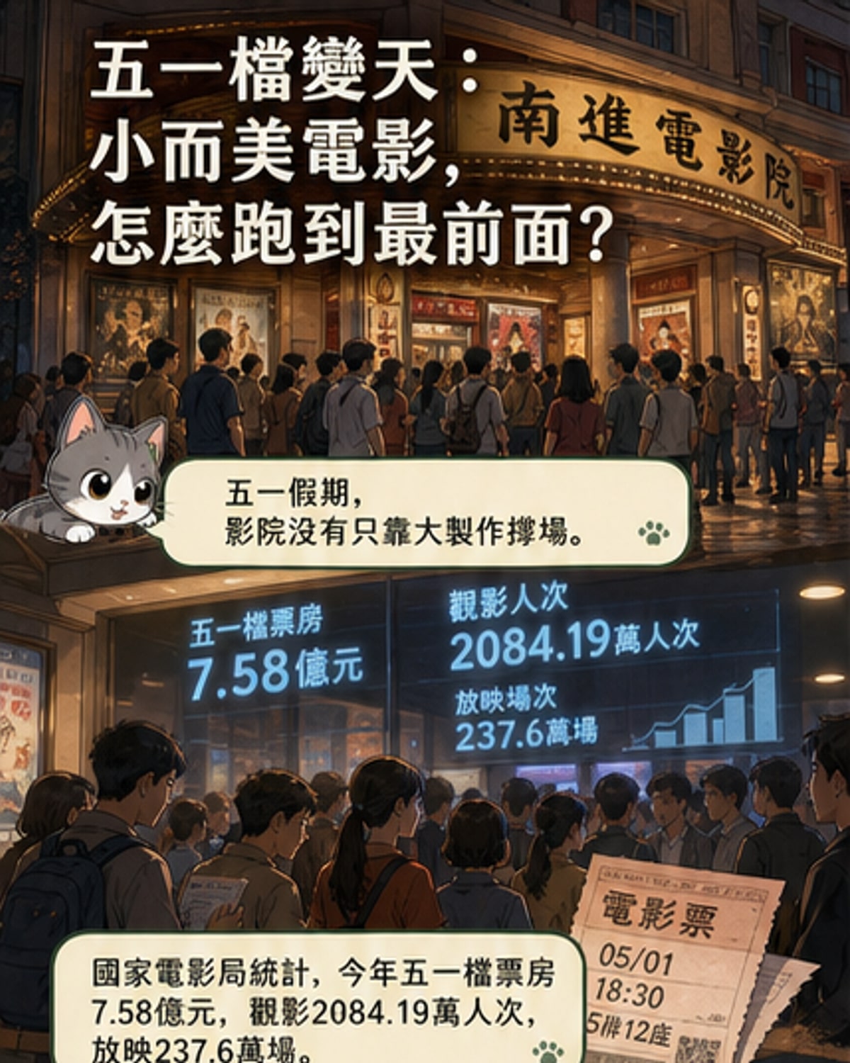 「小而美」電影帶動五一檔
